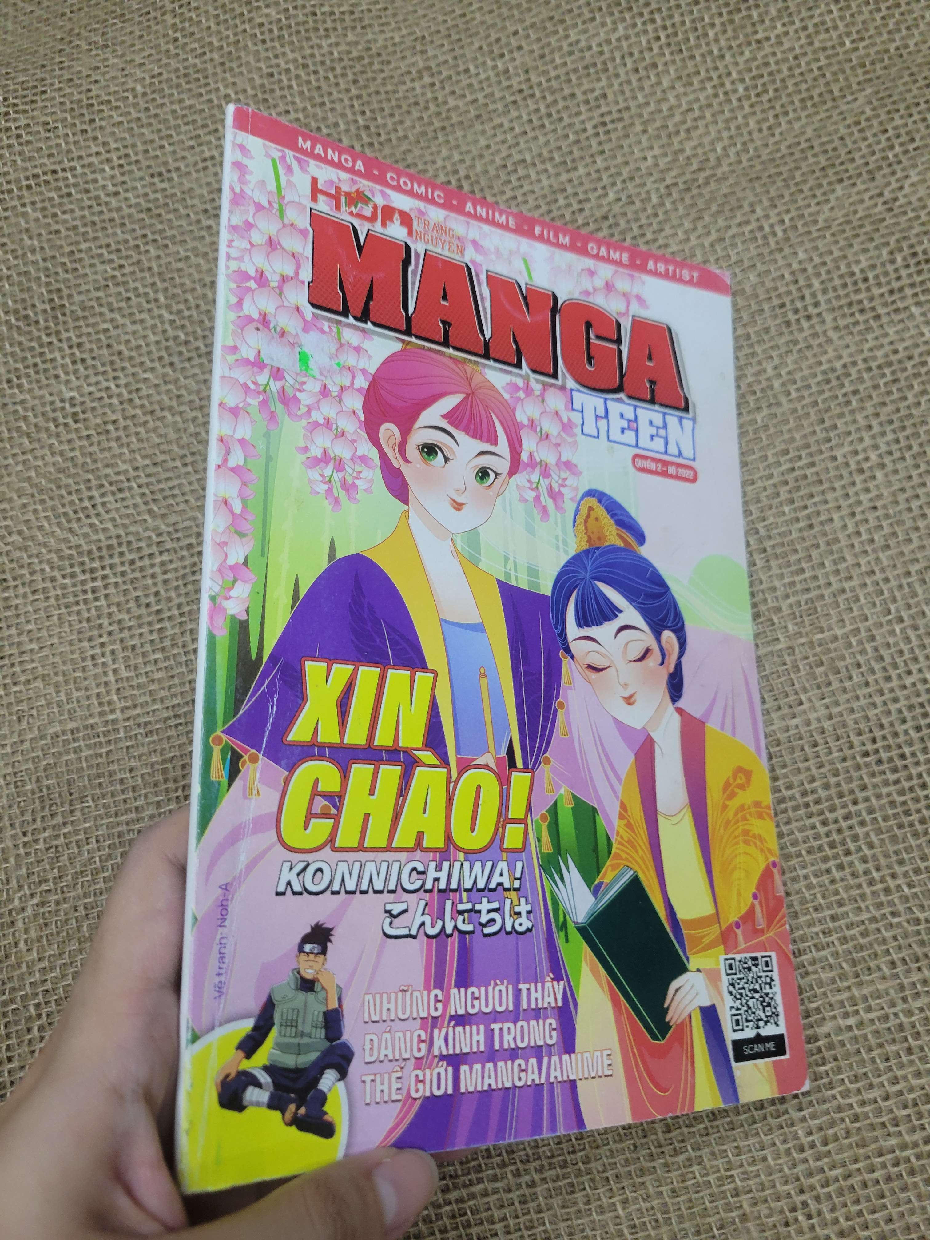 Manga Teen quyển 2 - Bộ 2022: Xin chào! Konnichiwa! mới 80% bẩn bìa, ố (Tạp chí) SPP