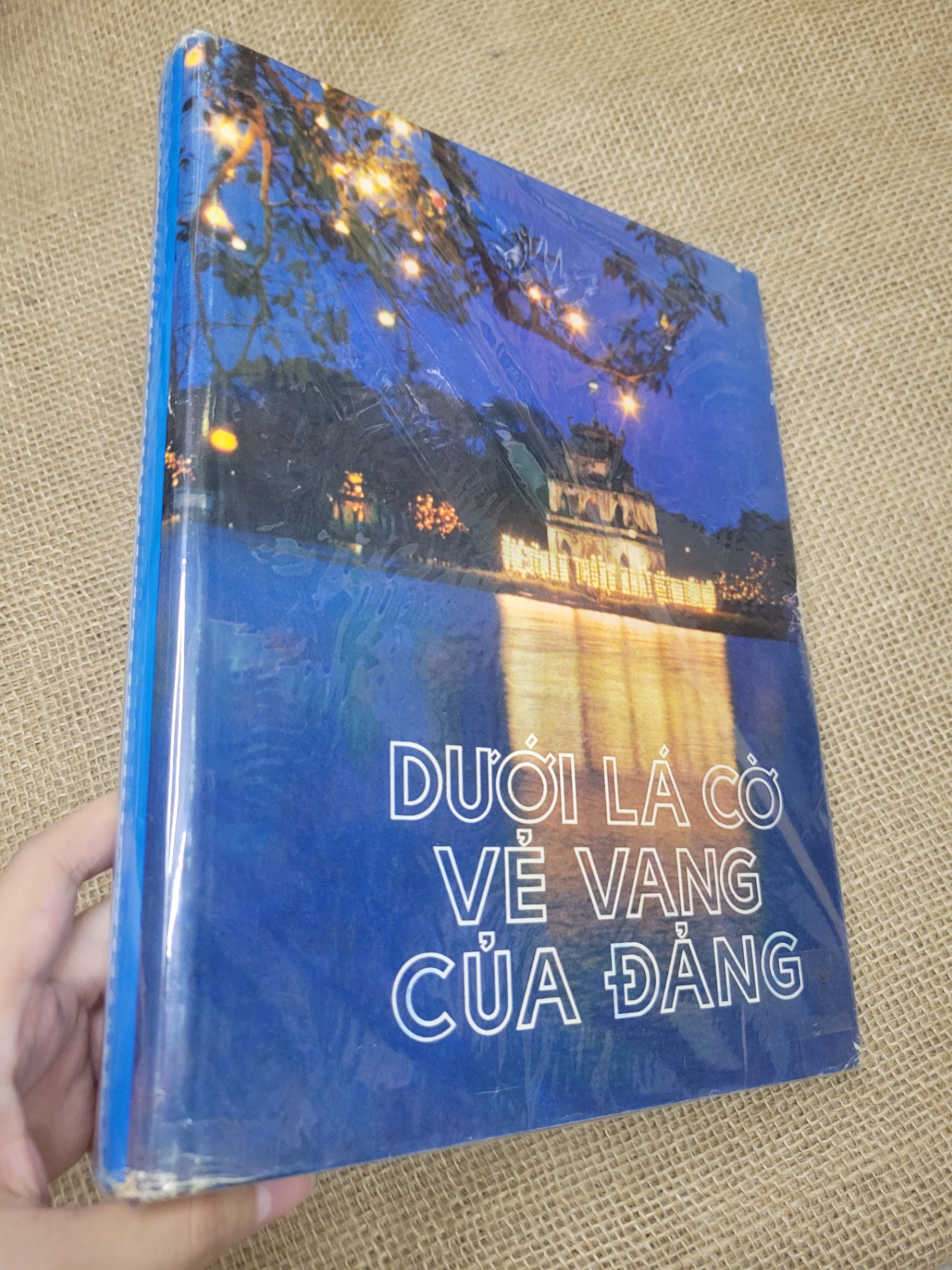 Dưới lá cờ vẻ vang của Đảng bìa cứng mới 80% bẩn bìa, ố (Lịch sử Việt Nam) SPP
