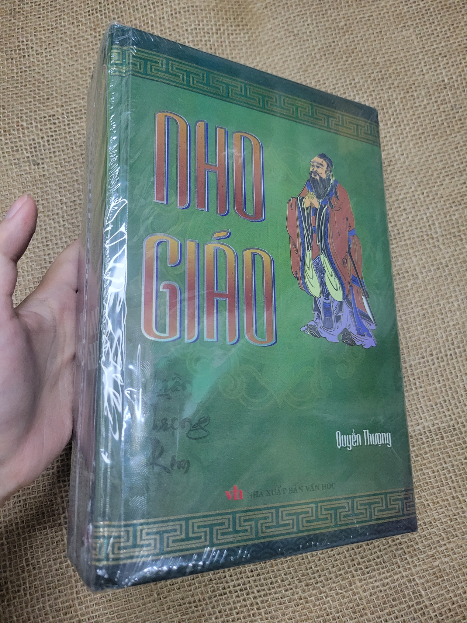 2 cuốn Nho giáo - Trần Trọng Kim bìa cứng mới 80% bẩn bìa, ố (Sách lịch sử - triết học) SPP