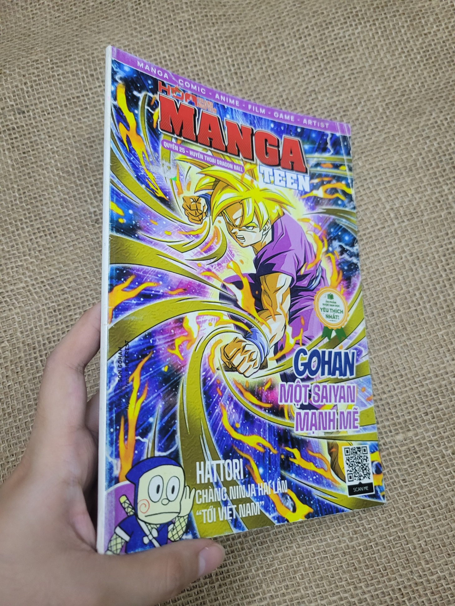 Manga Teen Quyển 25 - Huyền thoại Dragon Ball mới 80% bẩn bìa, ố (Tạp chí) SPP