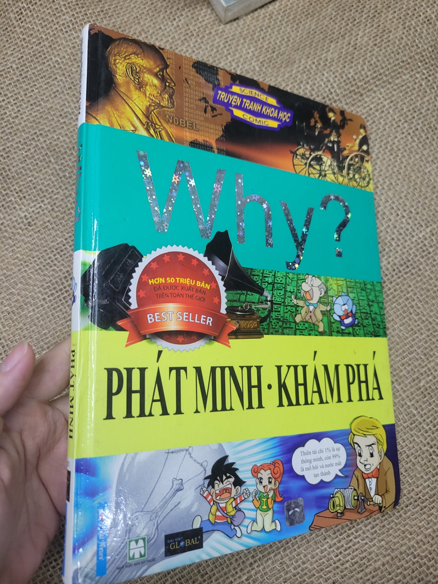 Why? Phát minh - Khám phá bìa cứng mới 80% bẩn bìa, ố (Sách kiến thức tổng hợp) SPP