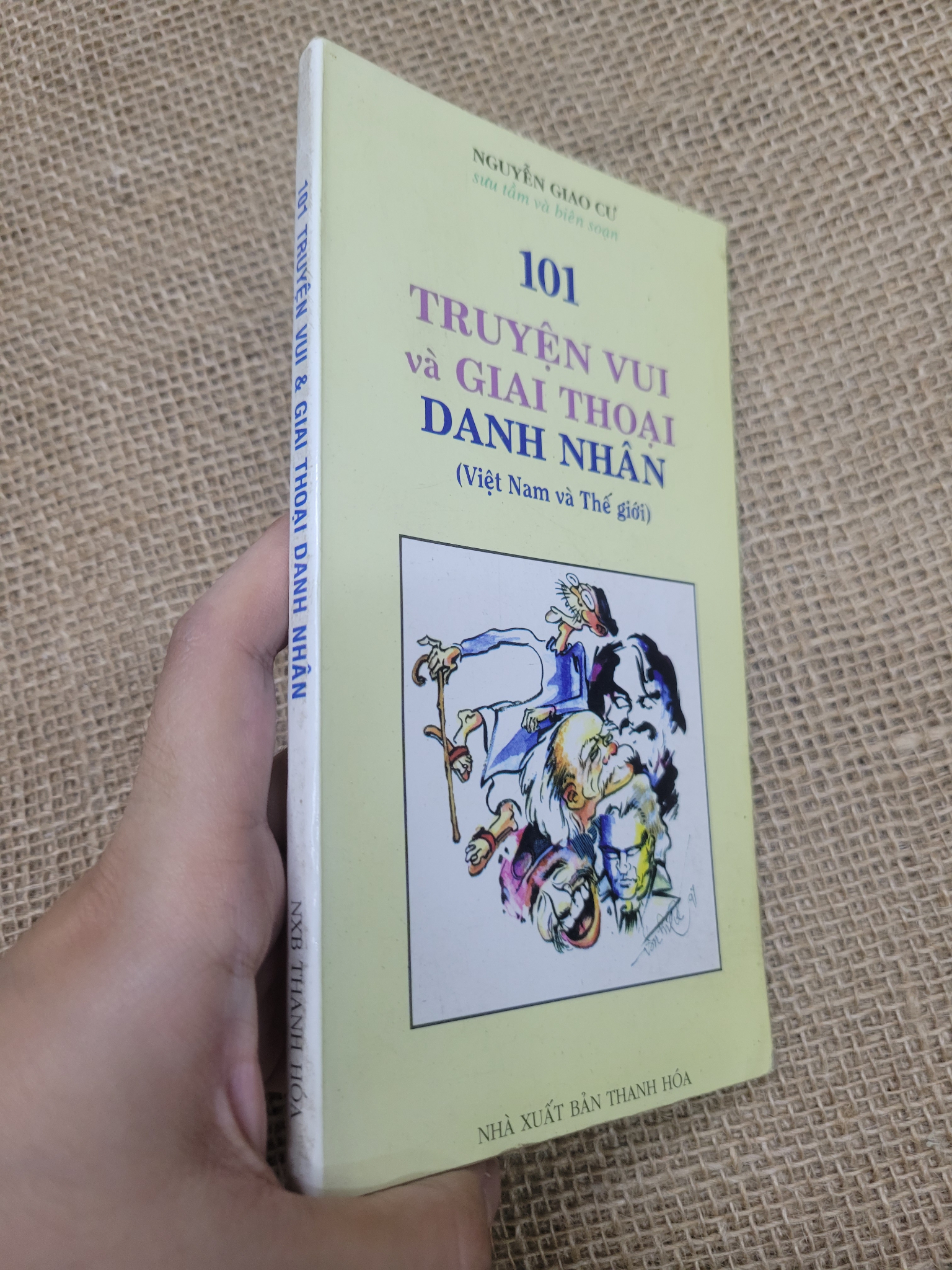 101 truyện vui và giai thoại danh nhân (Việt Nam và Thế giới) - Nguyễn Giao Cư 1997 mới 80% bẩn bìa, ố (Sách văn học) SPP