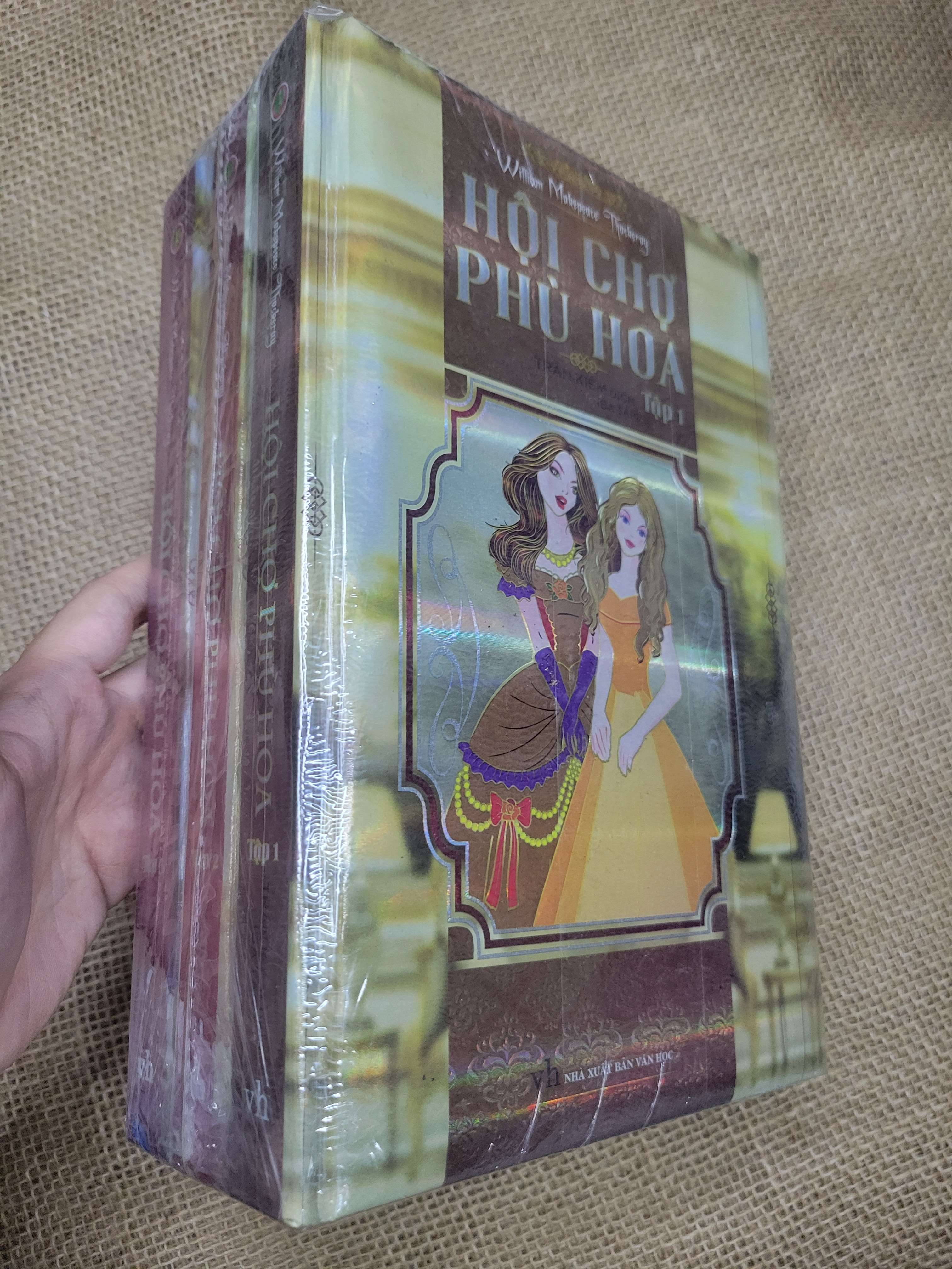3 cuốn Hội chợ phù hoa - William Makepeace Thackeray bìa cứng mới 80% bẩn bìa, ố (Sách văn học) SPP
