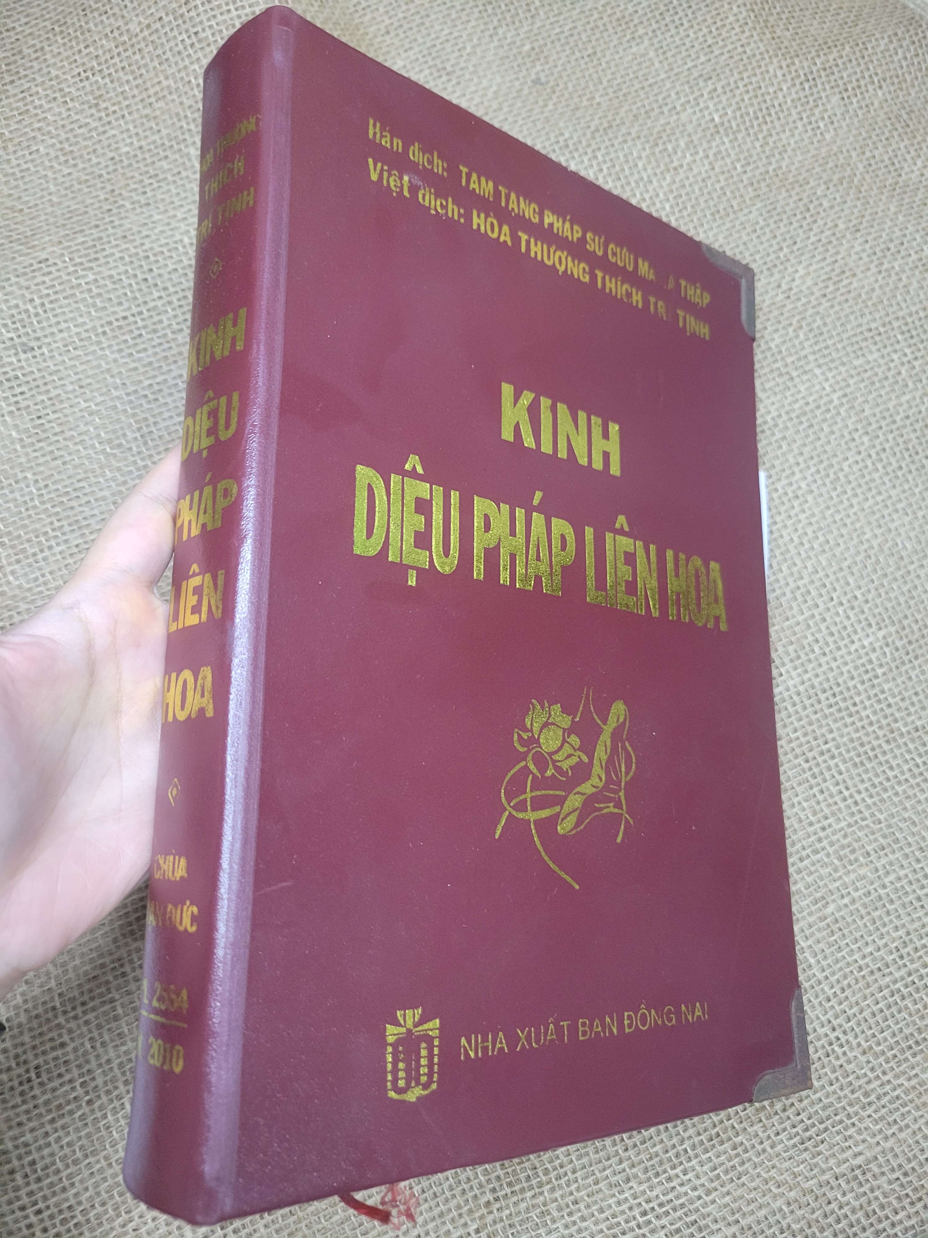 Kinh diệu pháp liên hoa - Hòa Thượng Thích Trí Tịnh bìa cứng mới 80% bẩn bìa, ố (Sách tôn giáo - tâm linh) SPP