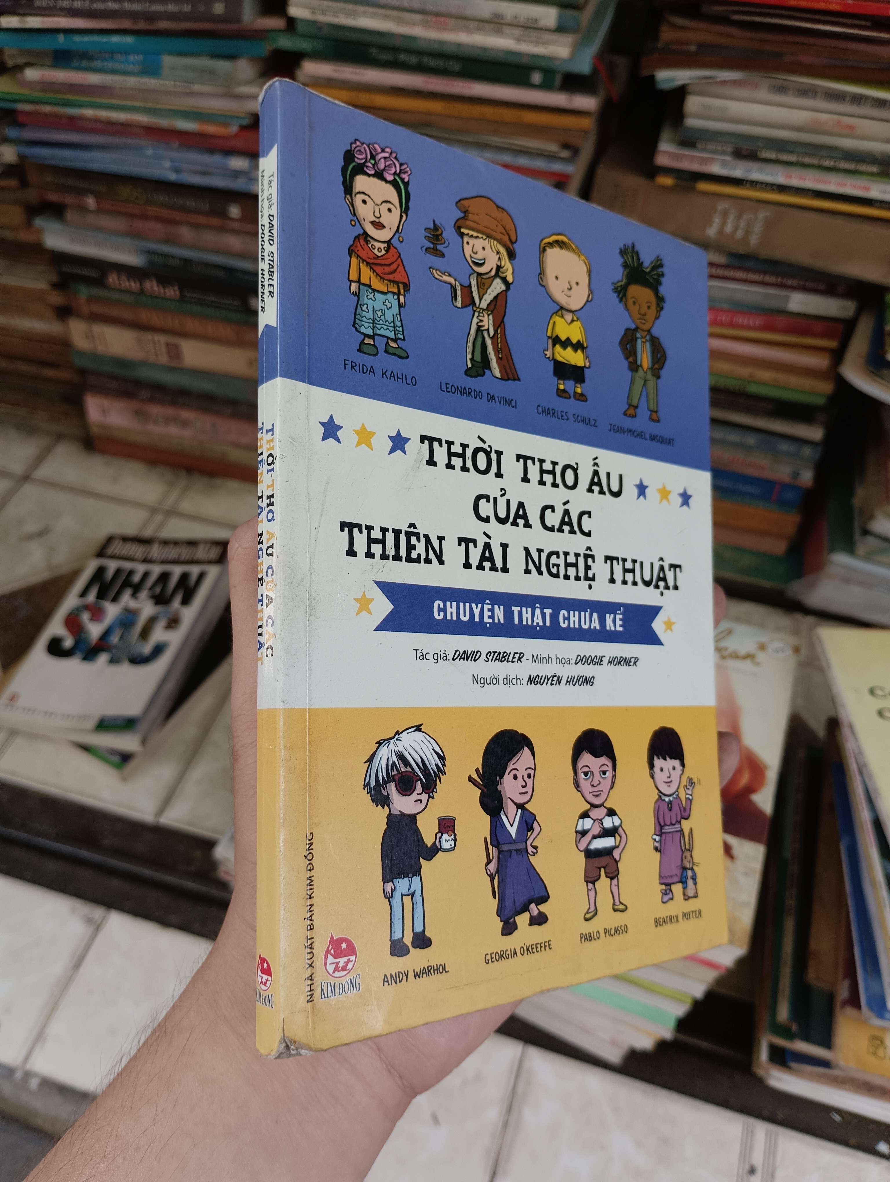 THỜI THƠ ẤU CỦA CÁC THIÊN TÀI NGHỆ THUẬT - DAVID STABLER 2017 (Sách văn học) BGB