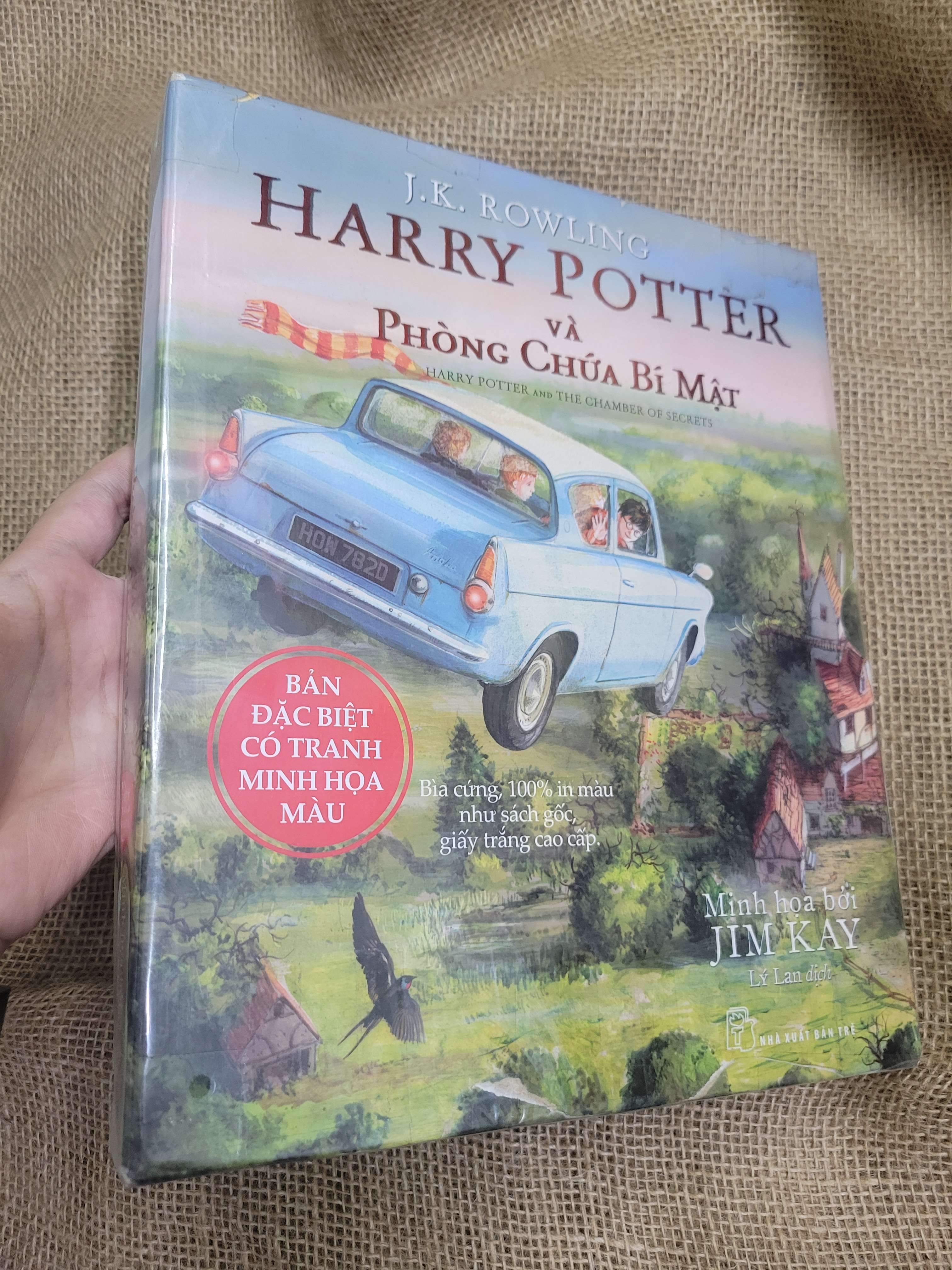 Harry Potter và phòng chứa bí mật (Bản đặc biệt có tranh minh họa màu) - J.K. Rowling mới 80% bẩn bìa, ố (Sách văn học) SPP