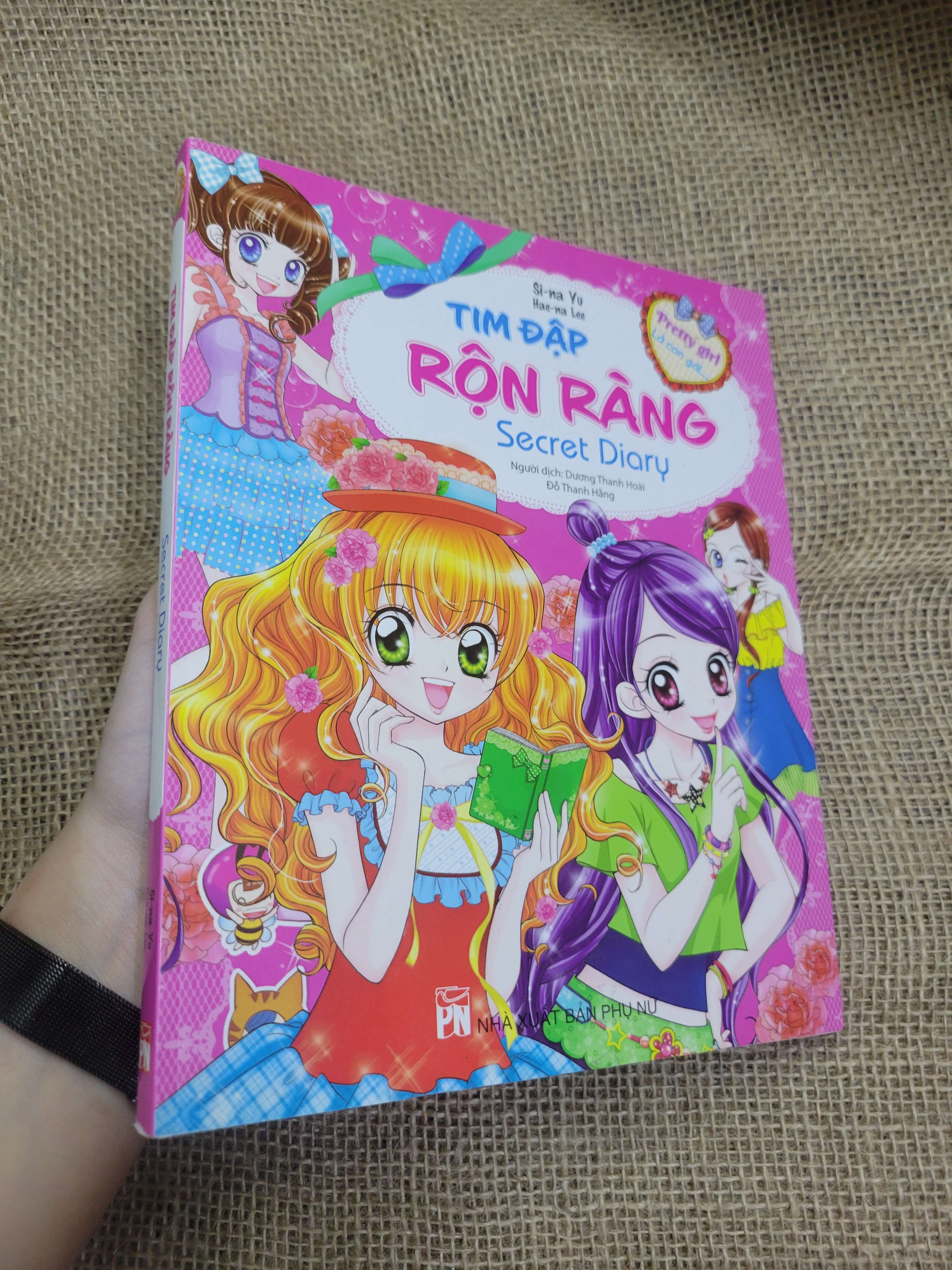 Tim đập rộn ràng Secret Diary - Si-na Yu & Hae-na Lee sách màu 2018 mới 80% bẩn bìa, ố (Sách kiến thức tổng hợp) SPP