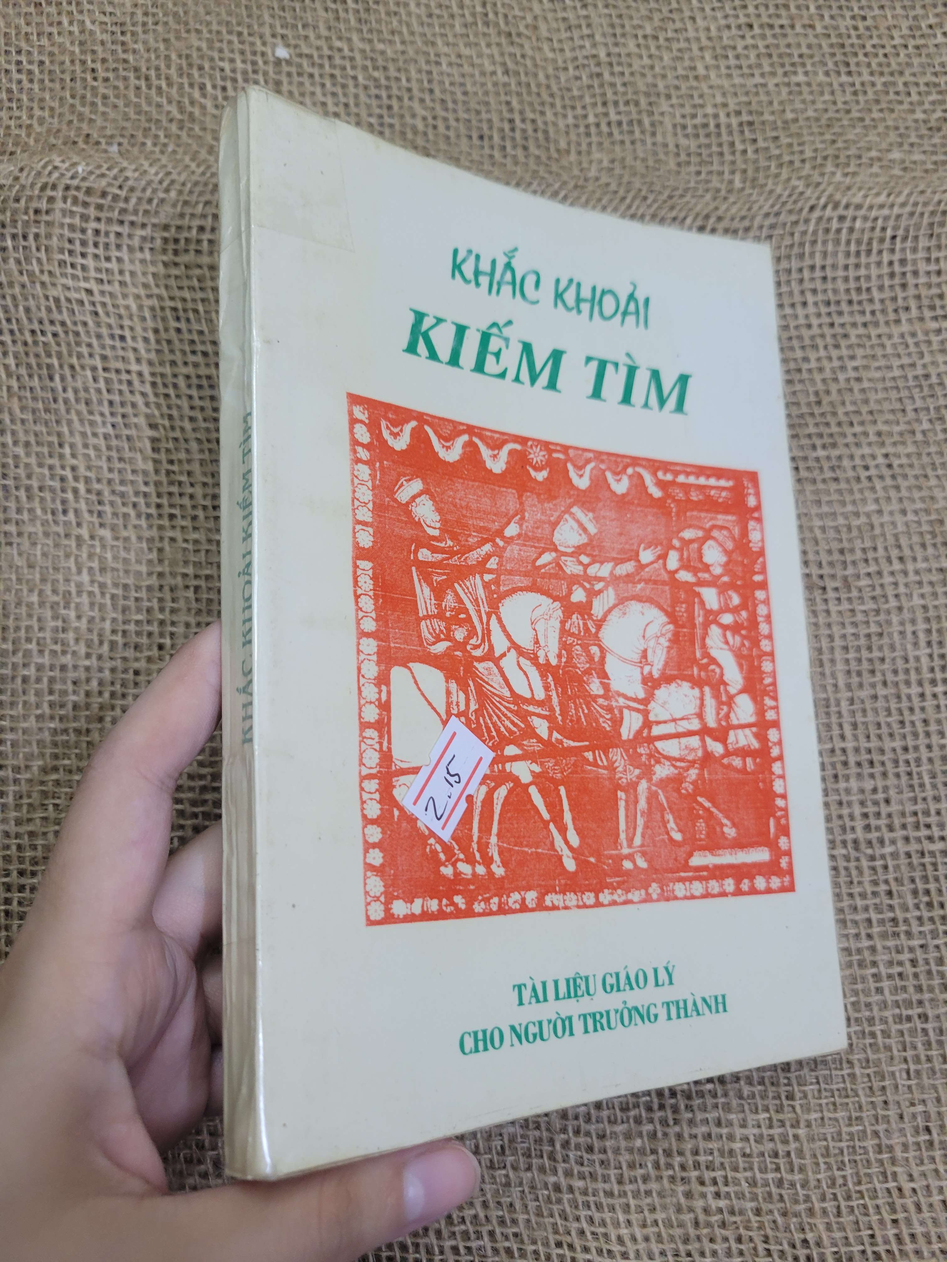 Khắc khoải kiếm tìm - Chu Văn mới 80% có mộc, bẩn bìa, ố (Sách tôn giáo - tâm linh) HCM