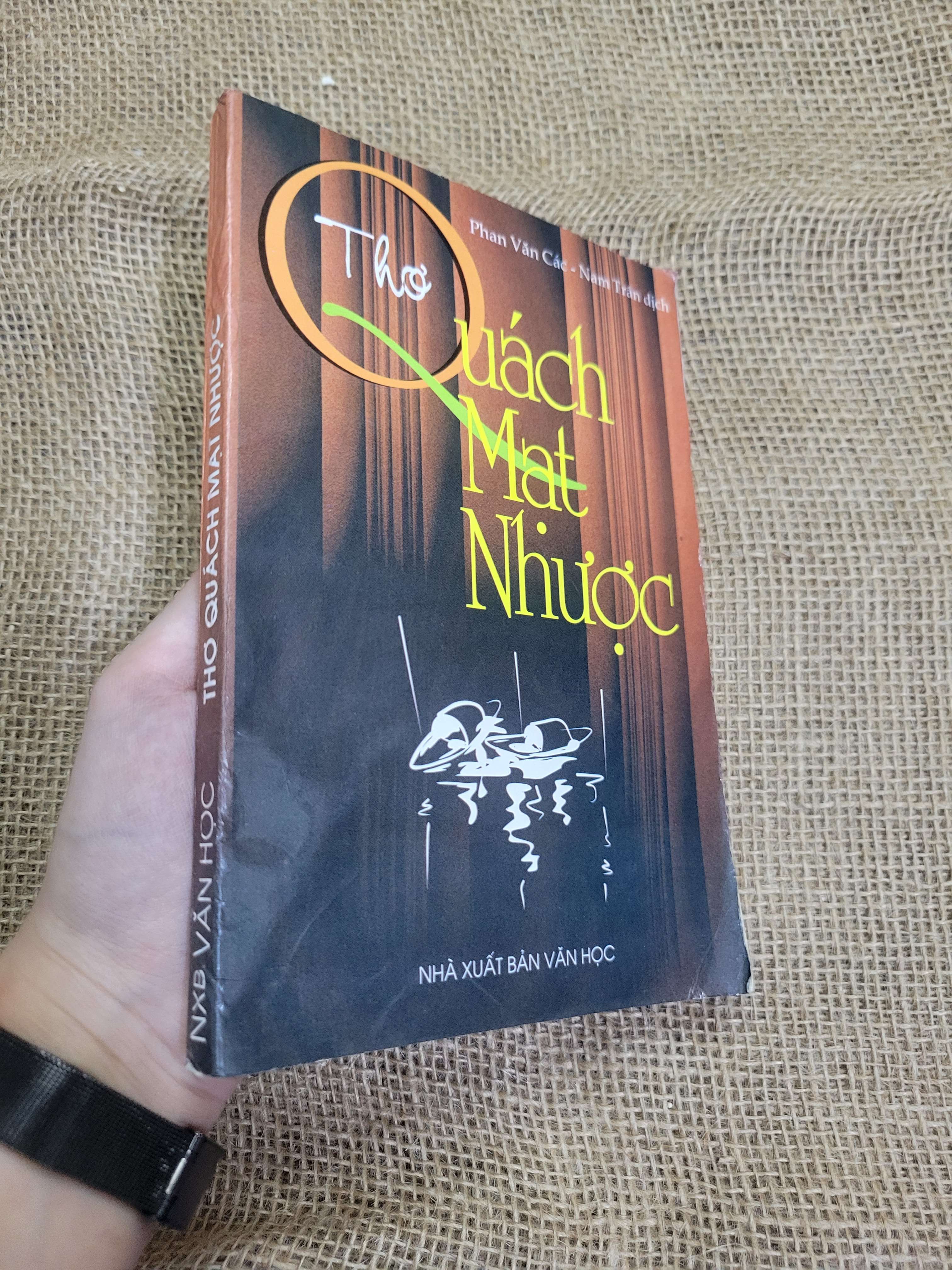 Thơ Quách Mạt Nhược 2002 mới 80% bẩn bìa, ố (thơ - ca dao - tục ngữ) SPP