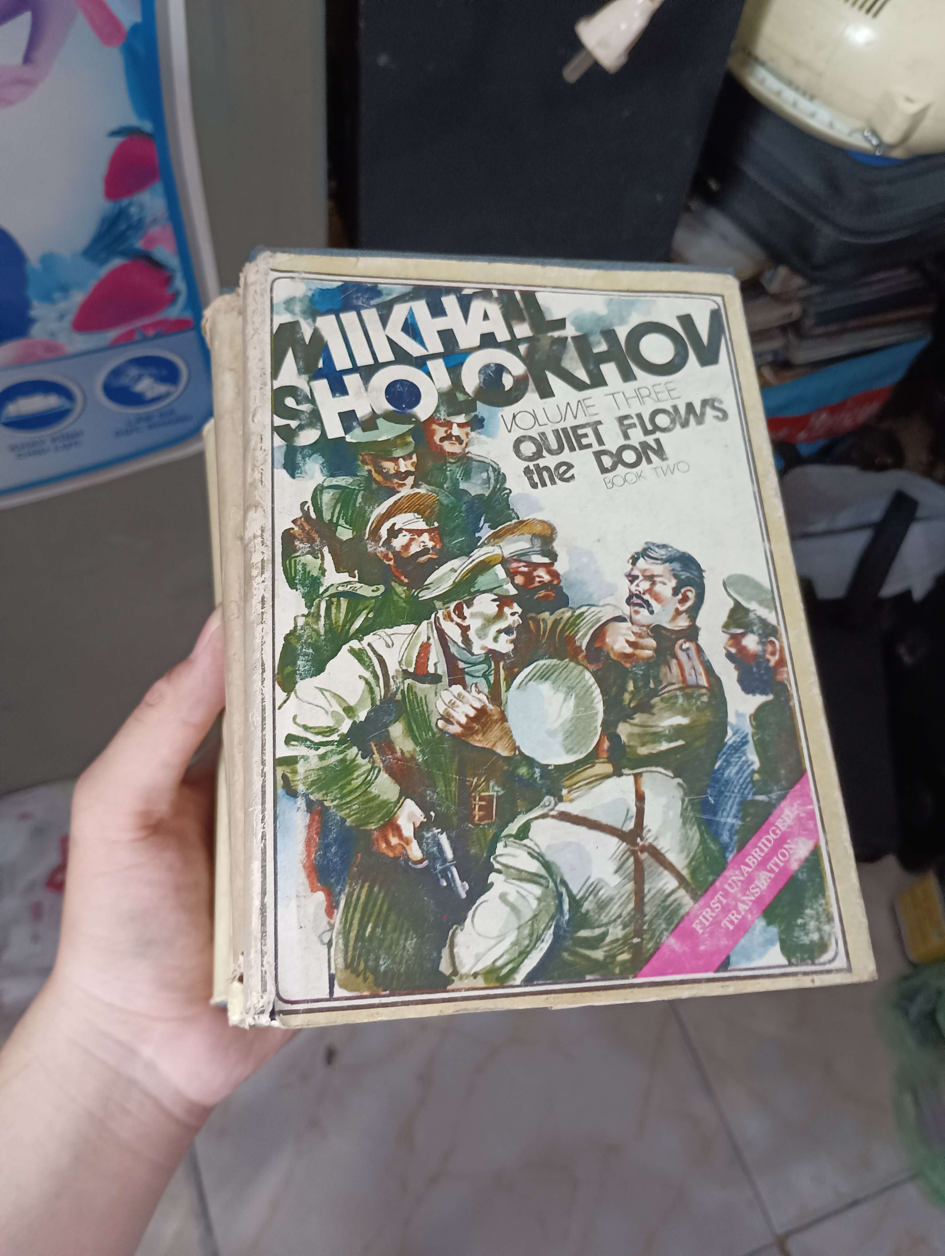 Quiet Flows the Don (Book Two, Volume Three) (Tập 2, 3, 4, 5 & 8) - Mikhail Sholokhov 1984 (Văn học nước ngoài) KSX