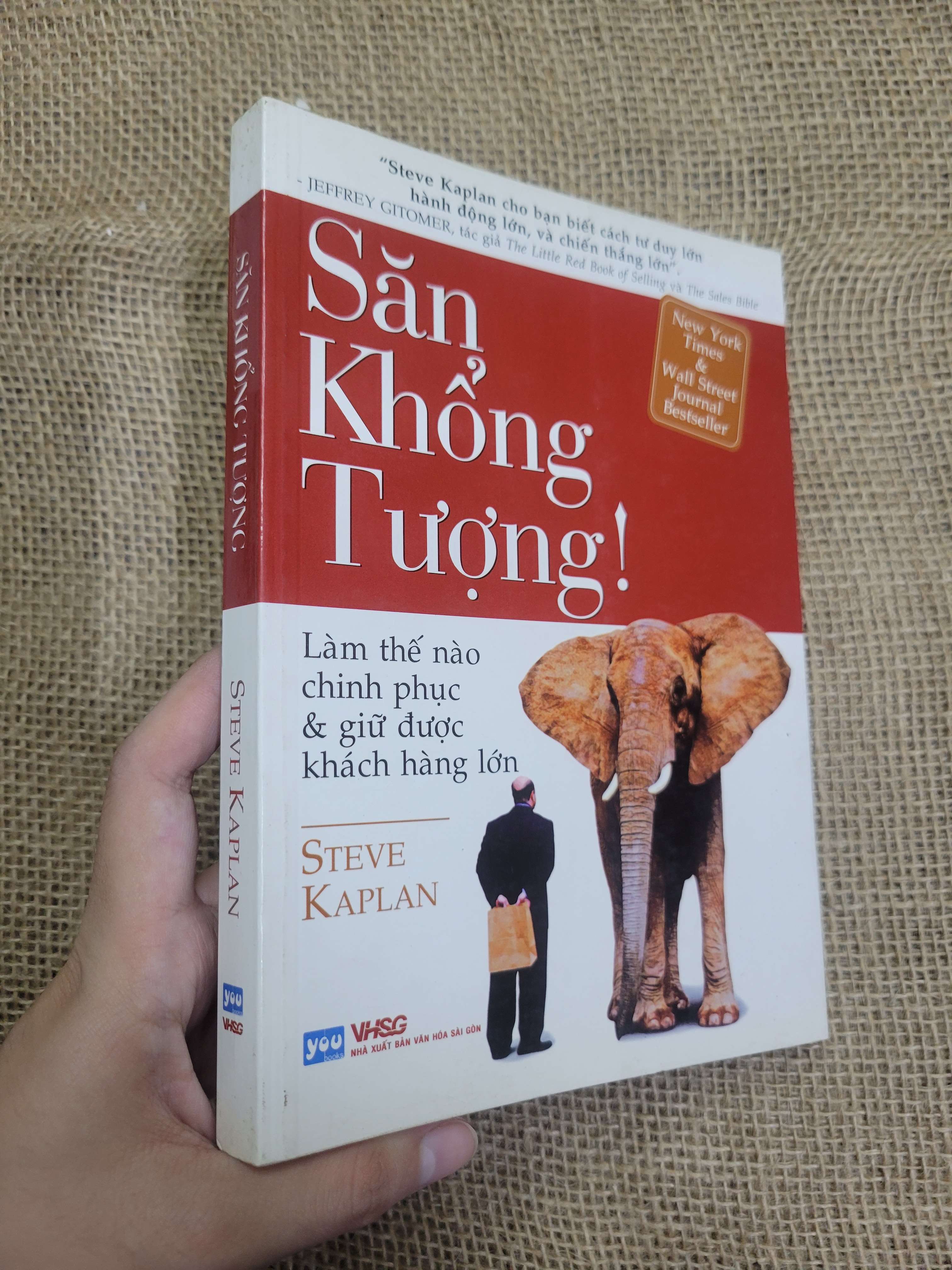 Săn khổng tượng! - Steve Kaplan 2008 mới 80% bẩn bìa, ố (Kinh doanh - Marketing) HCM