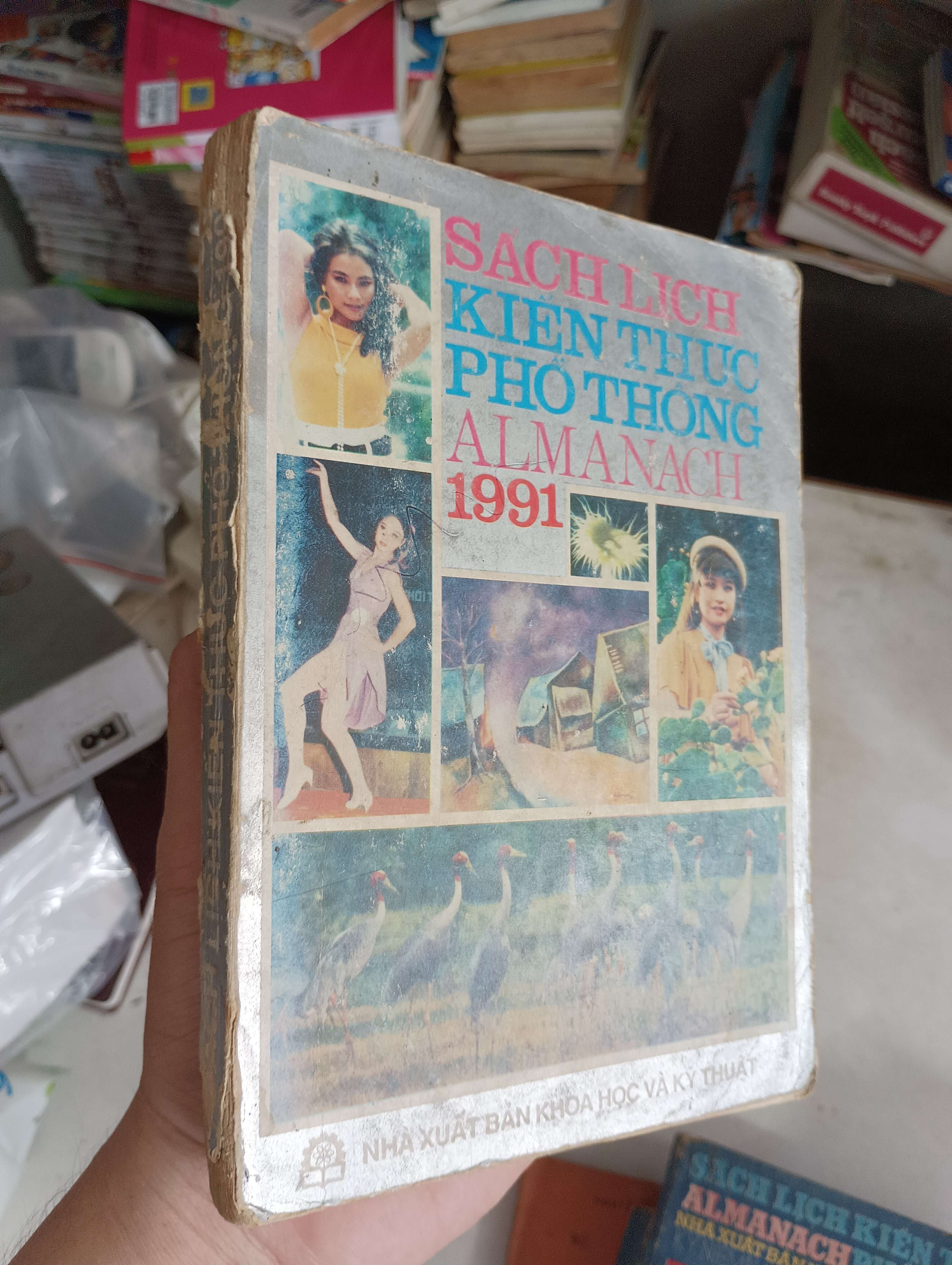 Sách Lịch Kiến Thức Phổ Thông Almanac 1991 1990 (Tạp chí) KSX