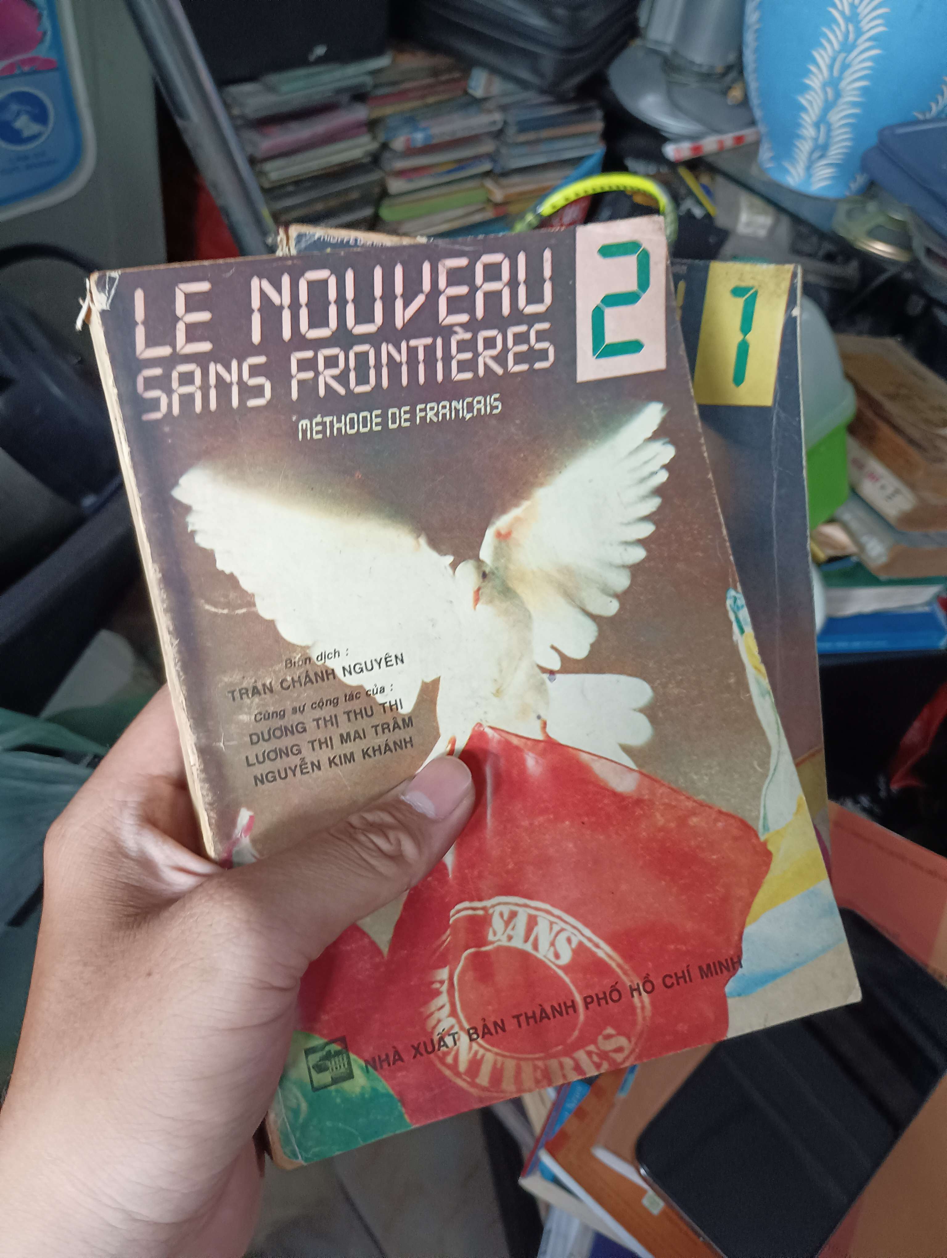 LE NOUVEAU SANS FRONTIÈRES (2 Tập) - TRẦN CHÁNH NGUYÊN 1994 (Sách học tiếng Pháp) KSX