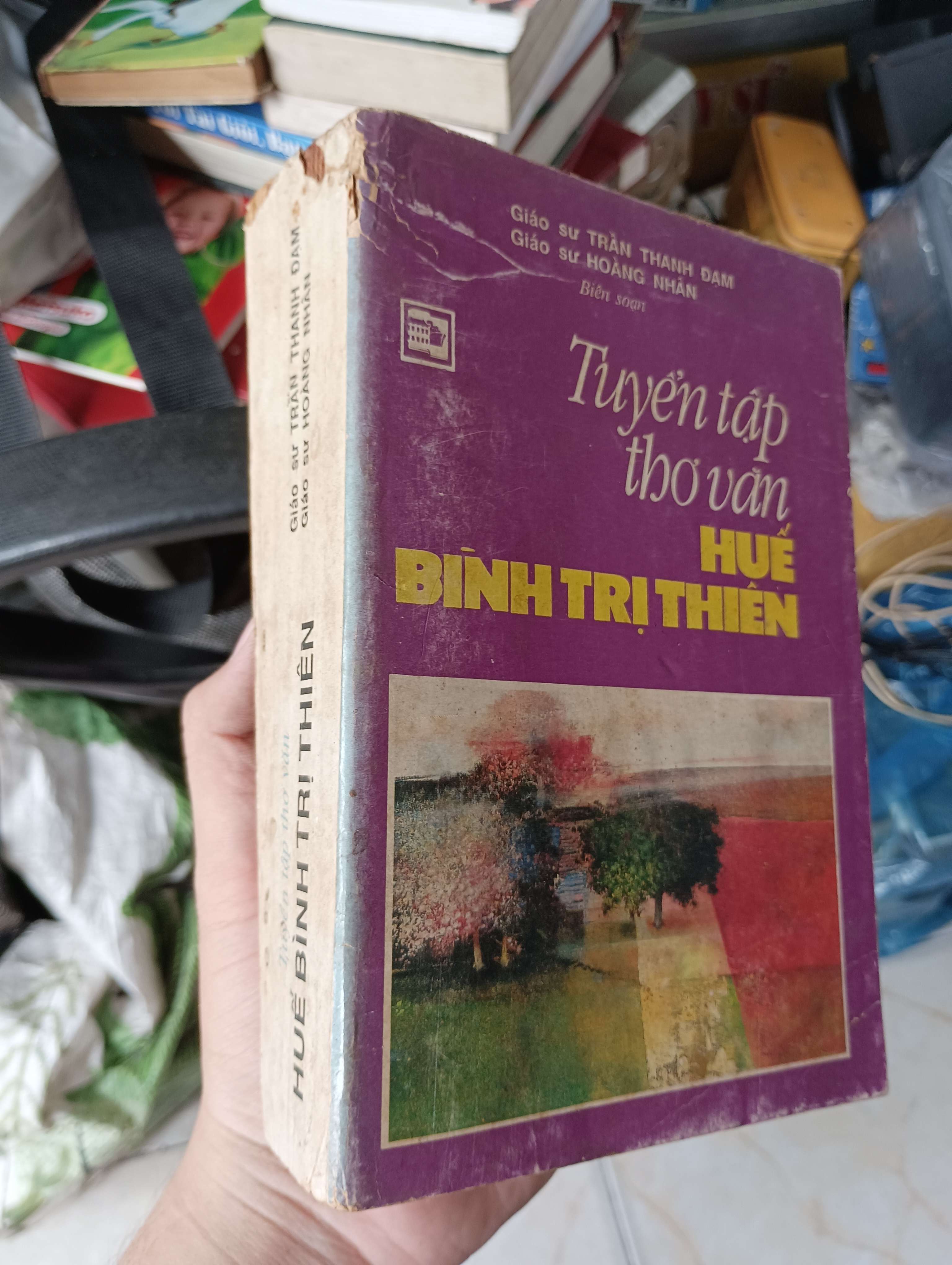 Tuyển tập thơ văn - Huế Bình Trị Thiên - Giáo sư Trần Thanh Đạm, Giáo sư Hoàng Nhân 1991 (Sách văn học) KSX