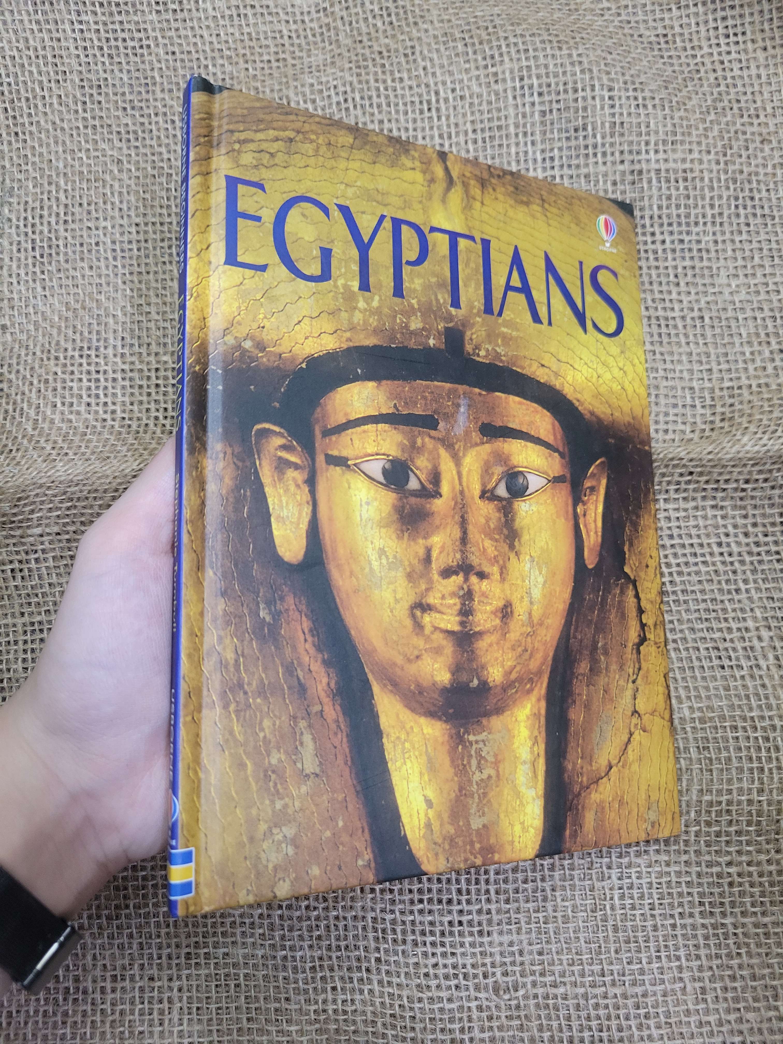 Egyptians - Usborne Beginners bìa cứng sách màu mới 80% bẩn bìa, ố (Sách ngoại) SPP