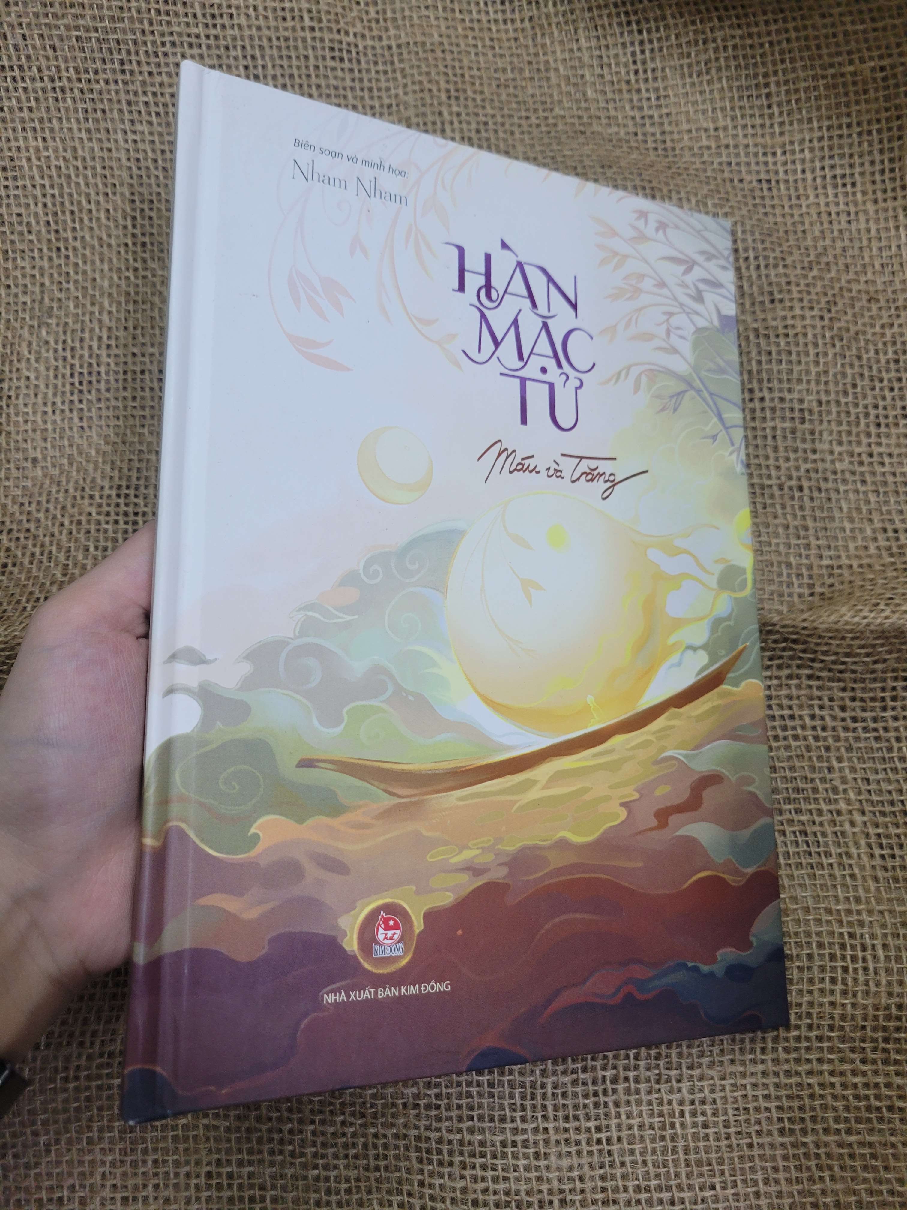 Hàn Mặc Tử Máu và Trăng - Nham Nham bìa cứng sách màu 2022 mới 80% bẩn bìa, ố (Sách văn học) SPP