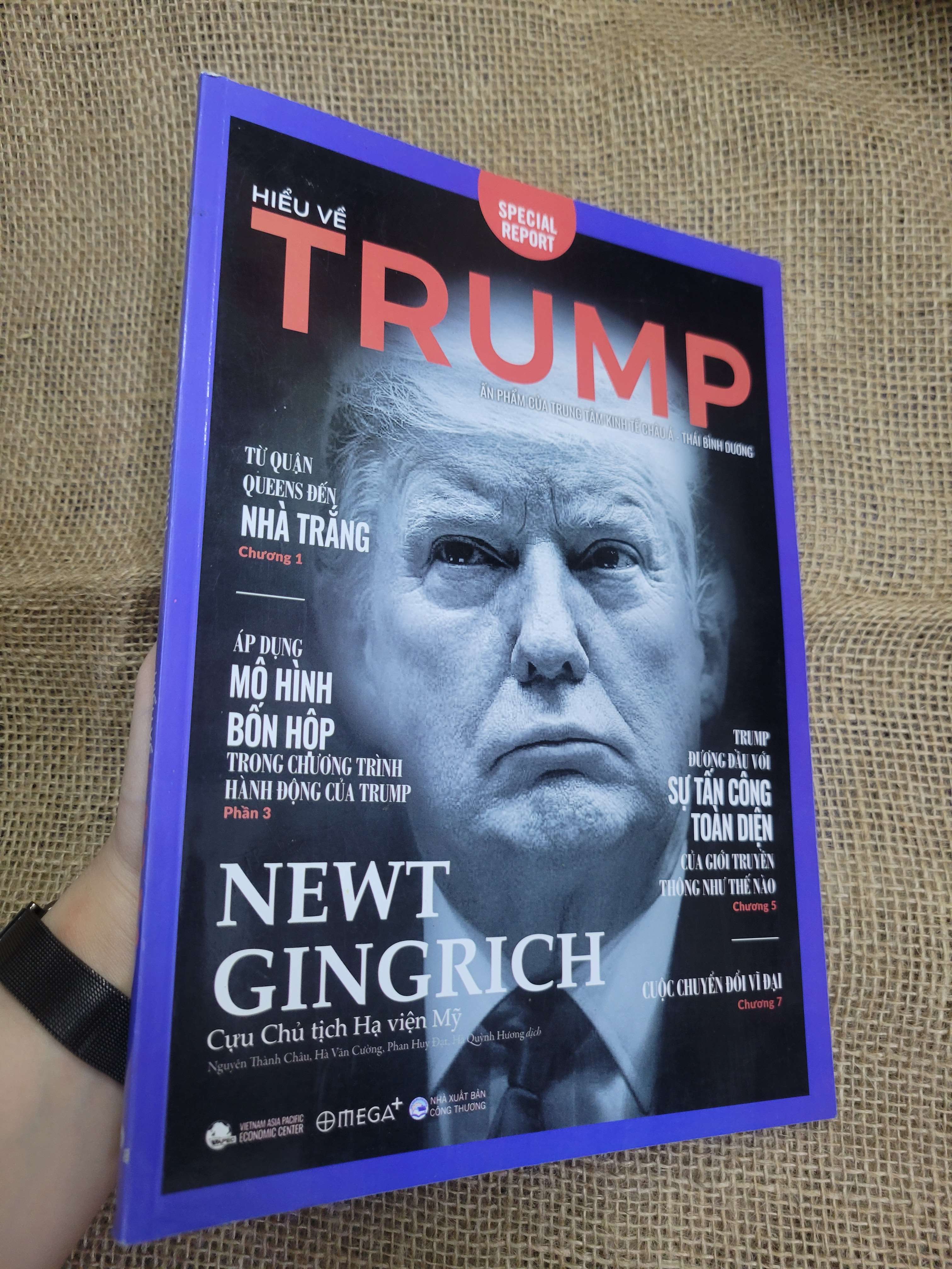 Hiểu về Trump - Newt Gingrich sách màu 2019 mới 80% bẩn bìa, ố (Sách kiến thức tổng hợp) SPP