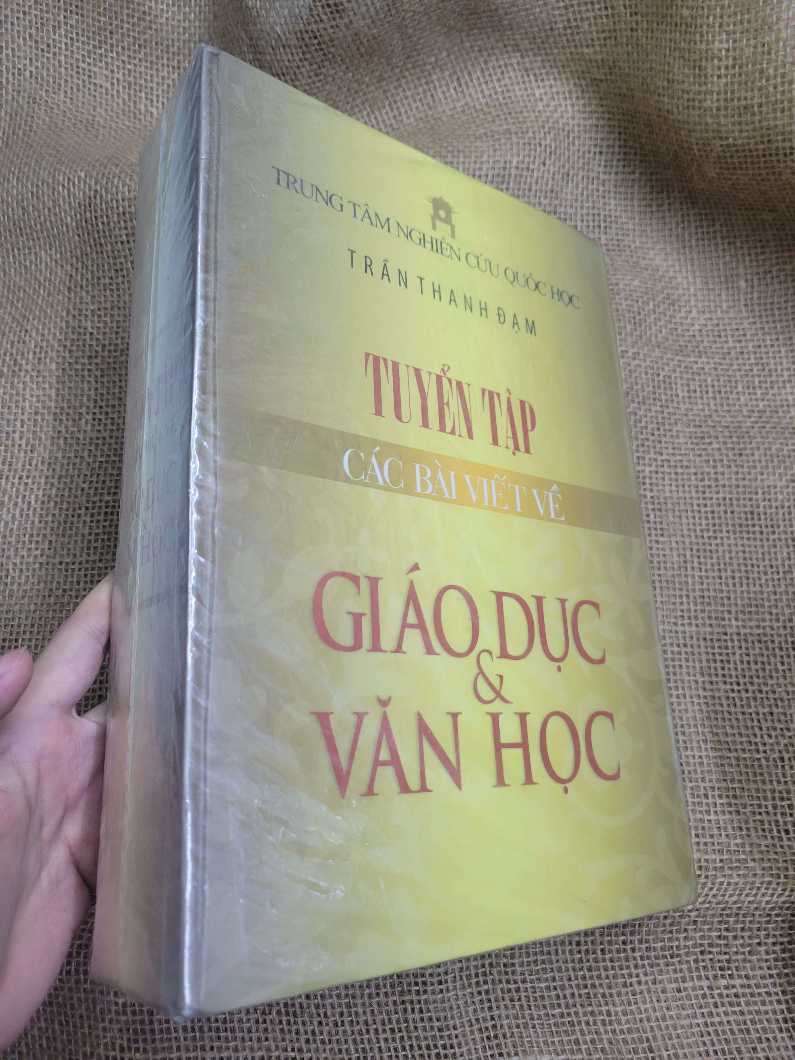 Tuyển tập các bài viết về giáo dục & văn học - Trần Thanh Đạm bìa cứng mới 80% bẩn bìa, ố (Tham khảo - luyện thi) SPP