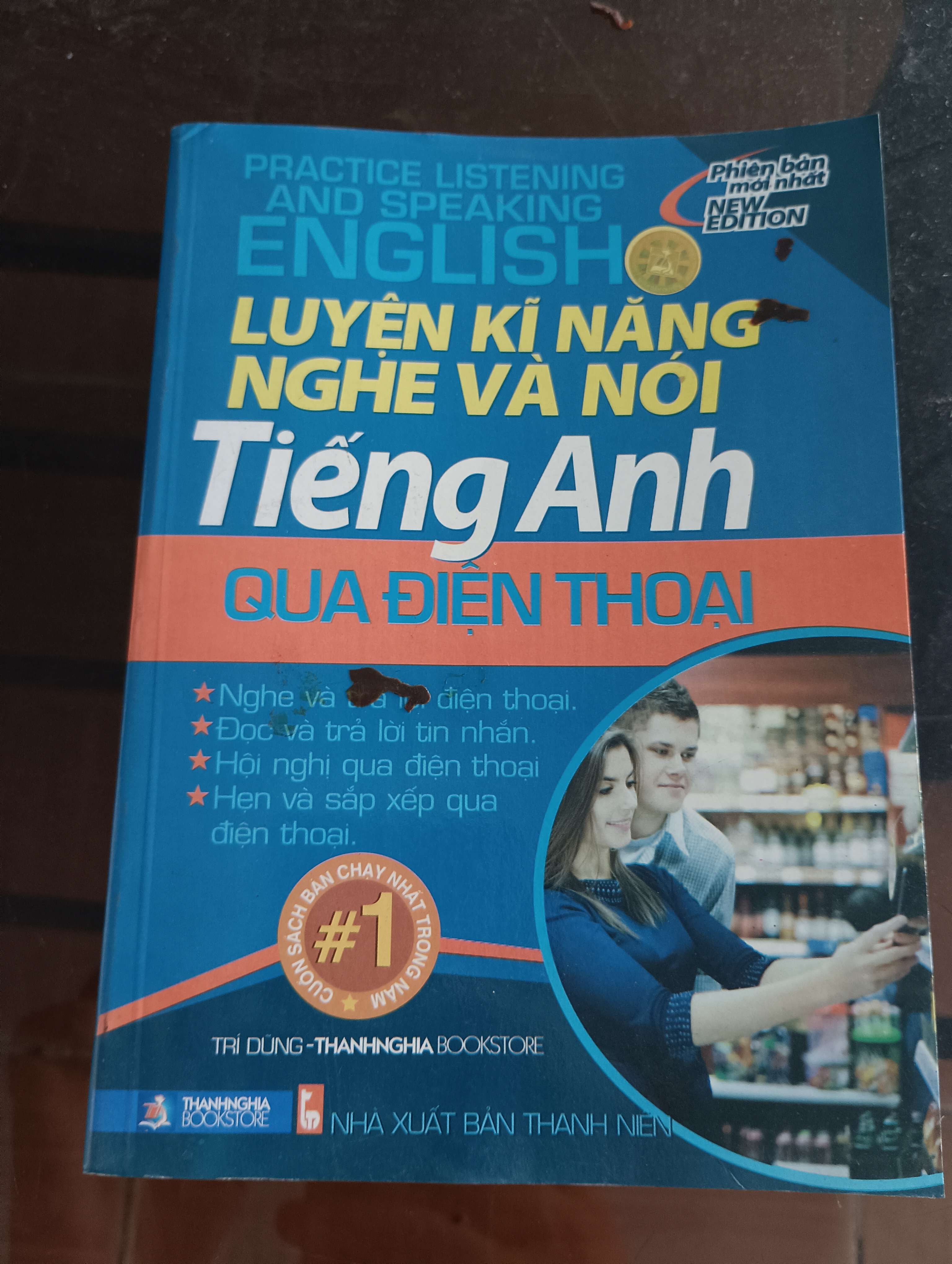 Luyện kĩ năng nghe và nói tiếng Anh qua điện thoại (Practice Listening and Speaking English) - Trí Dũng - Thanhnghia Bookstore Mới 90% 2013 (Sách học ngoại ngữ) VAVO