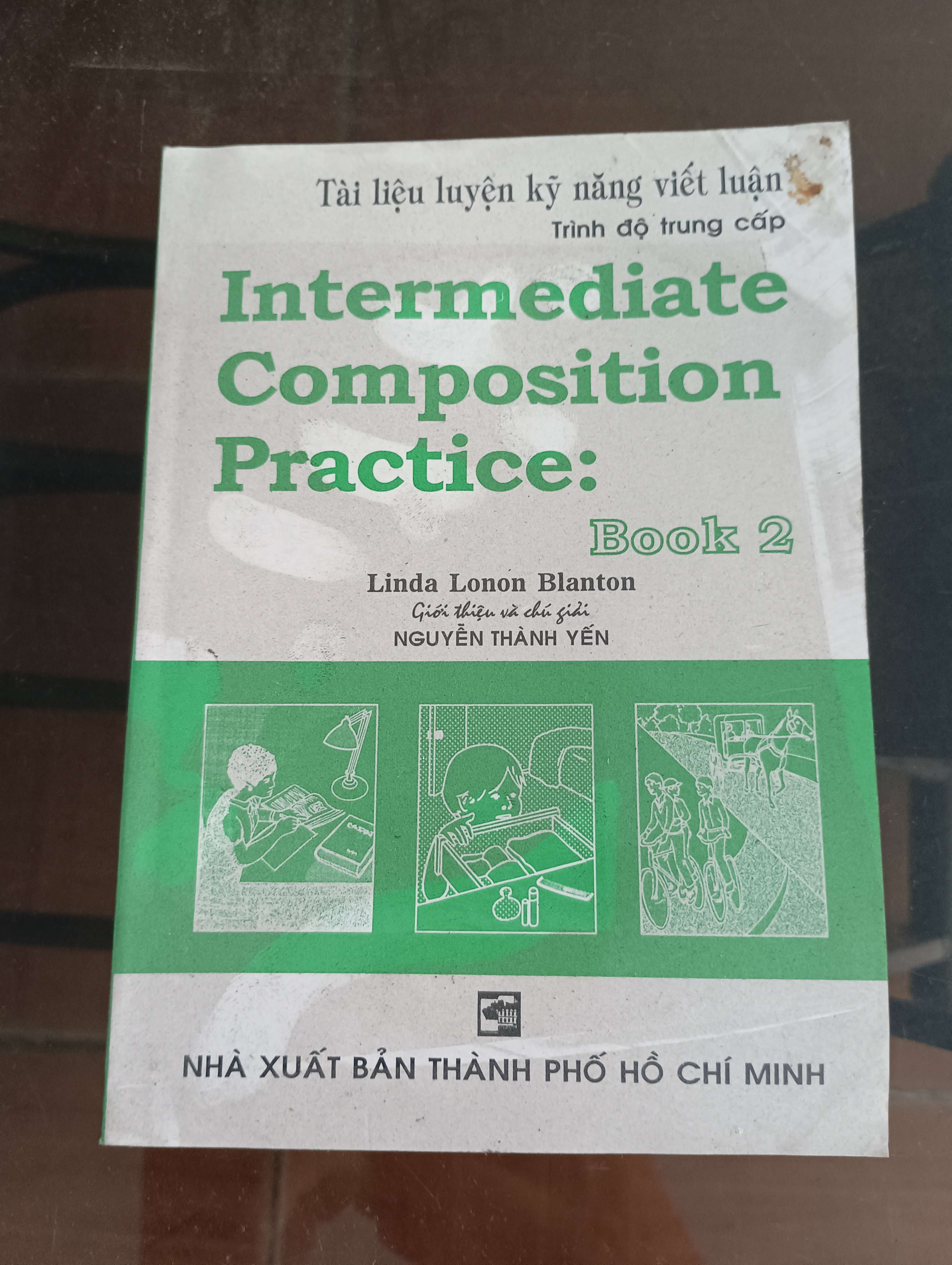 Tài Liệu Luyện Kỹ Năng Viết Luận Trình Độ Trung Cấp - Intermediate Composition Practice: Book 2 (Linda Lonon Blanton) Mới 90% 2001 (Sách học ngoại ngữ) VAVO