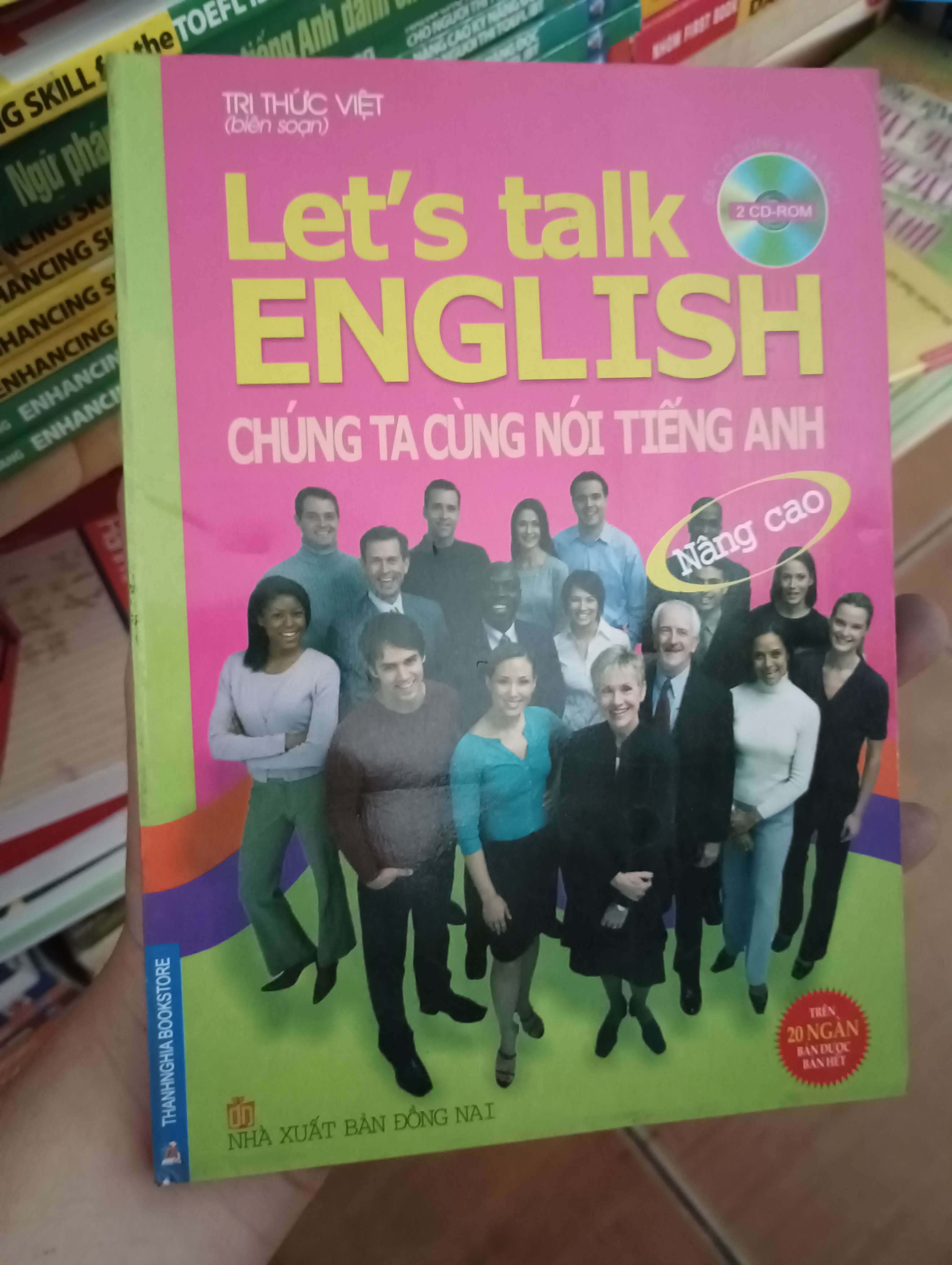 Let's Talk English - Chúng ta cùng nói tiếng Anh (Nâng cao) (Tri thức Việt) Mới 90% 2010 (Sách học ngoại ngữ) VAVO