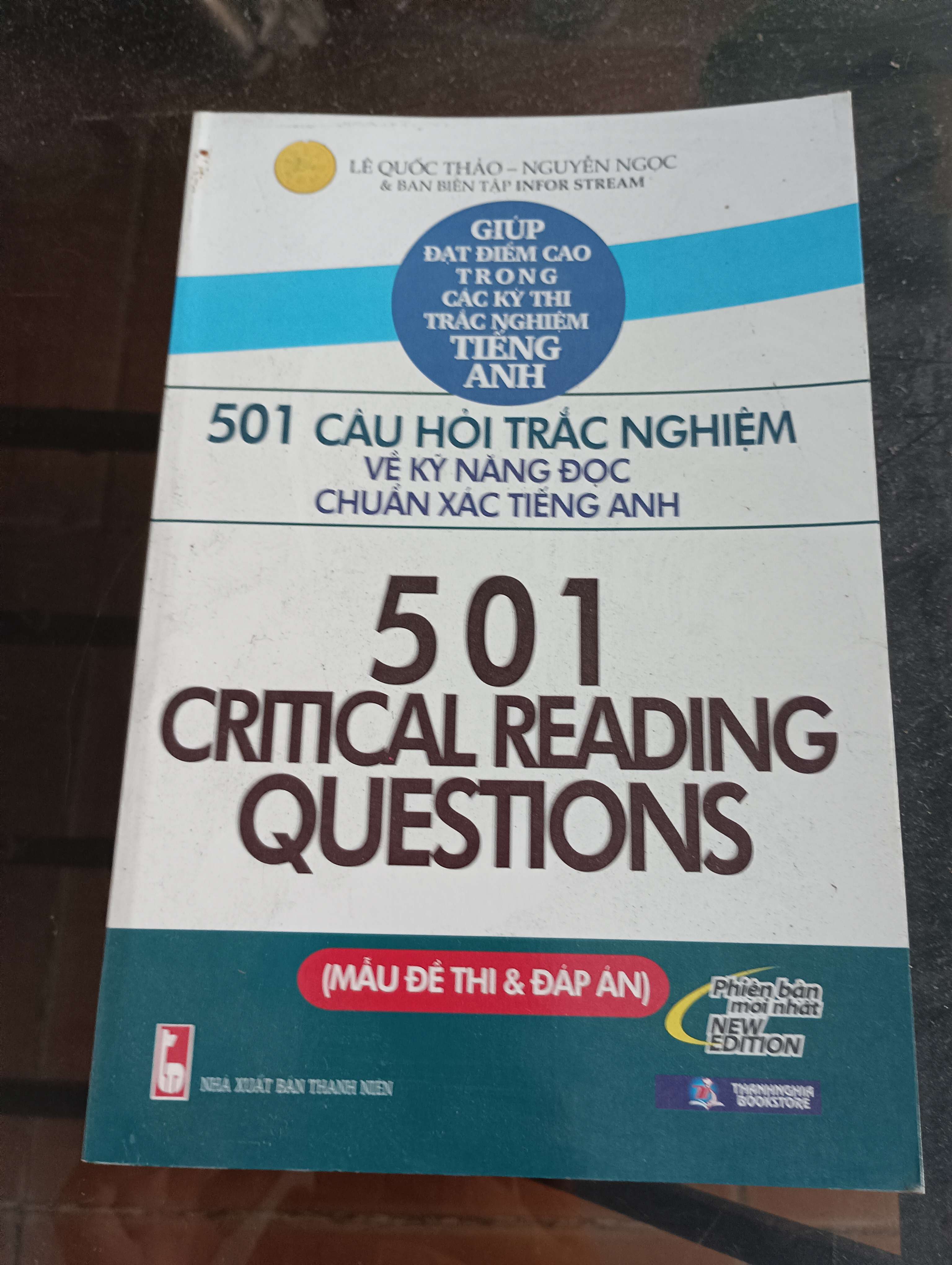 501 câu hỏi trắc nghiệm về kỹ năng đọc chuẩn xác tiếng Anh (501 Critical Reading Questions) - Lê Quốc Thảo – Nguyễn Ngọc Mới 90% 2014 (Sách học ngoại ngữ) VAVO