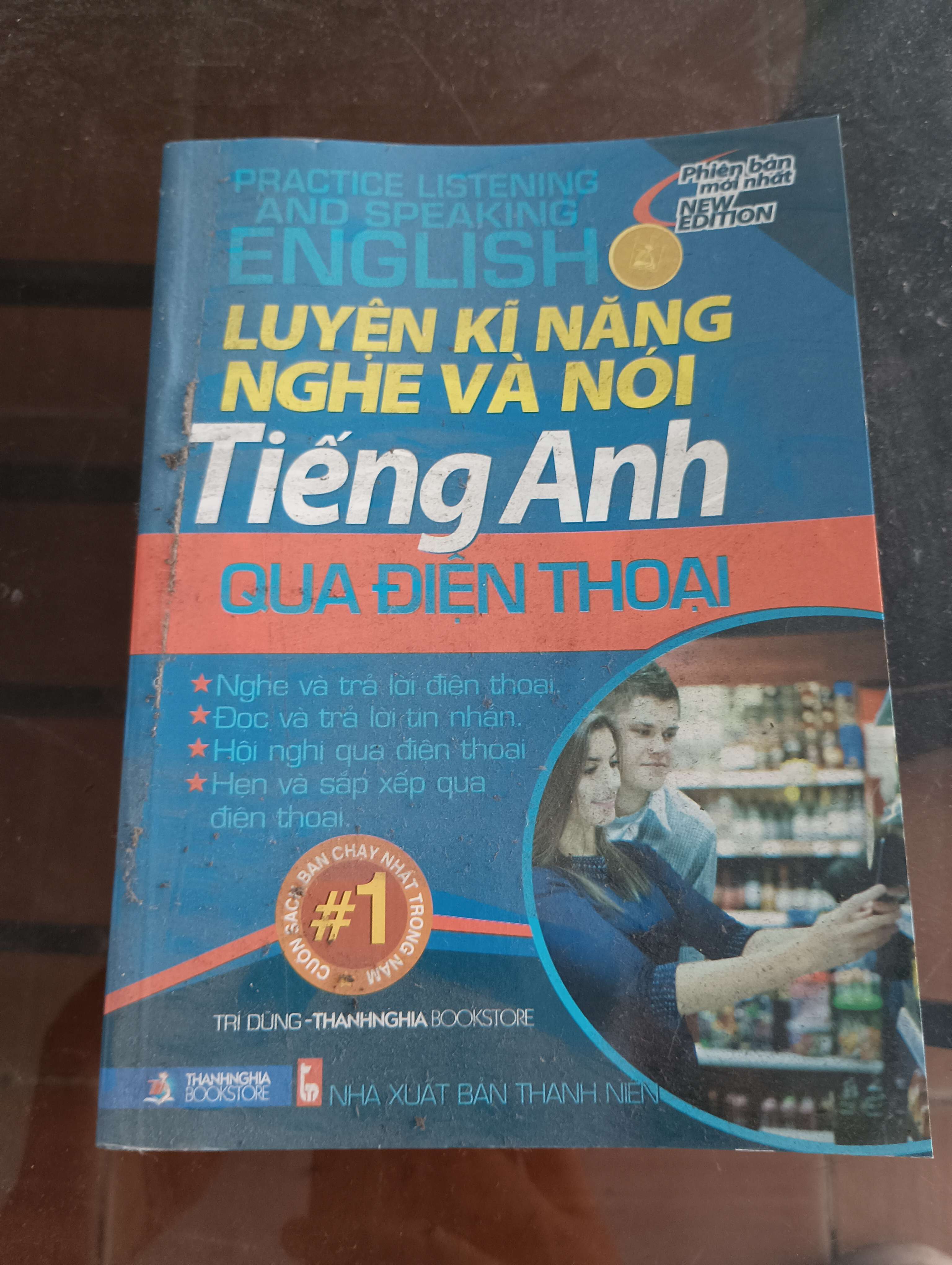 Luyện Kĩ Năng Nghe Và Nói Tiếng Anh Qua Điện Thoại - Trí Dũng - Thanh Nghĩa Bookstore Mới 90% 2013 (Sách học ngoại ngữ) VAVO