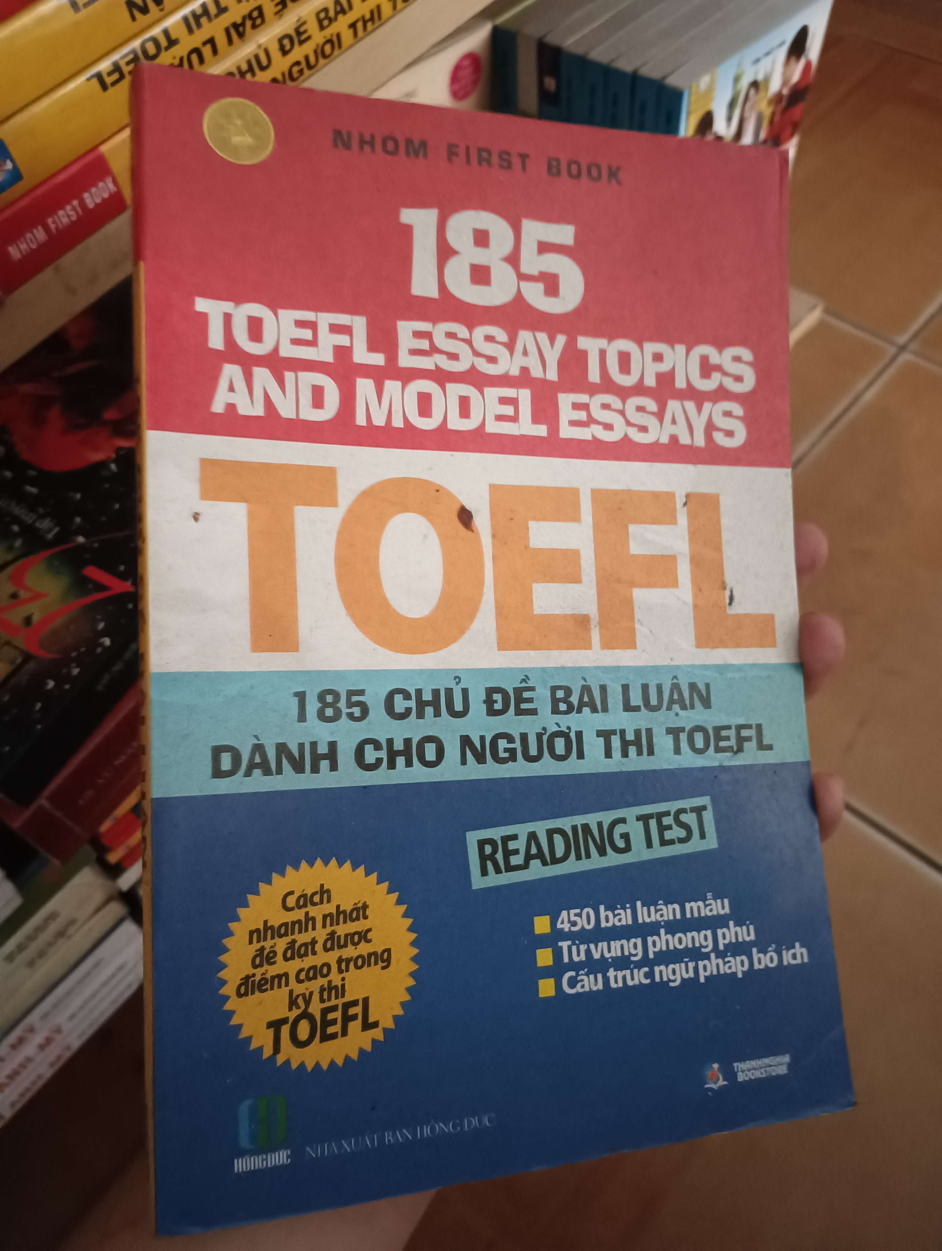 185 TOEFL Essay Topics and Model Essays (185 chủ đề bài luận dành cho người thi TOEFL) Mới 90% 2014 (Sách học ngoại ngữ) VAVO
