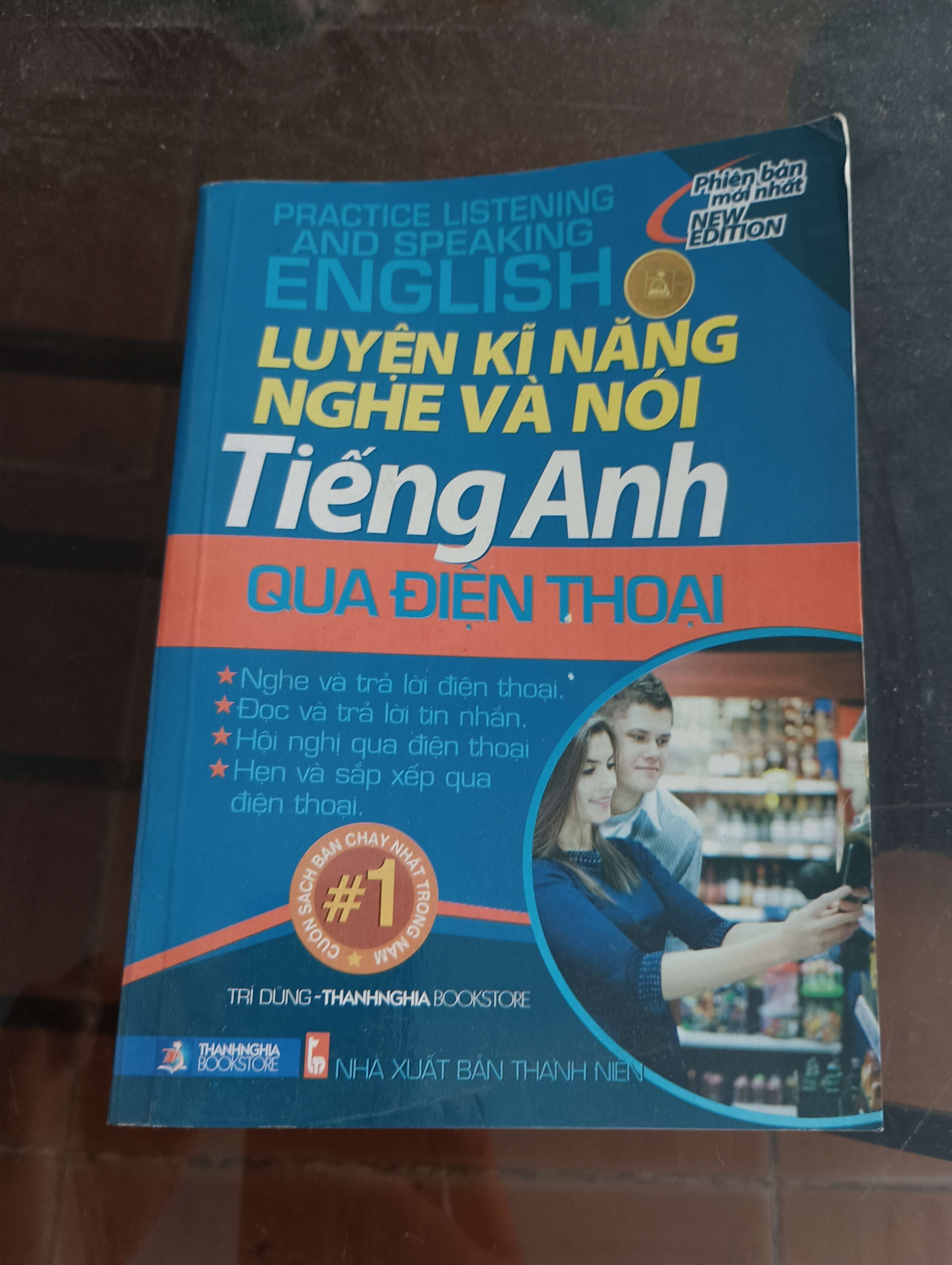 Luyện Kĩ Năng Nghe Và Nói Tiếng Anh Qua Điện Thoại (Practice Listening and Speaking English) - Trí Dũng - Thanh Nghĩa Bookstore Mới 90% 2013 (Sách học ngoại ngữ) VAVO