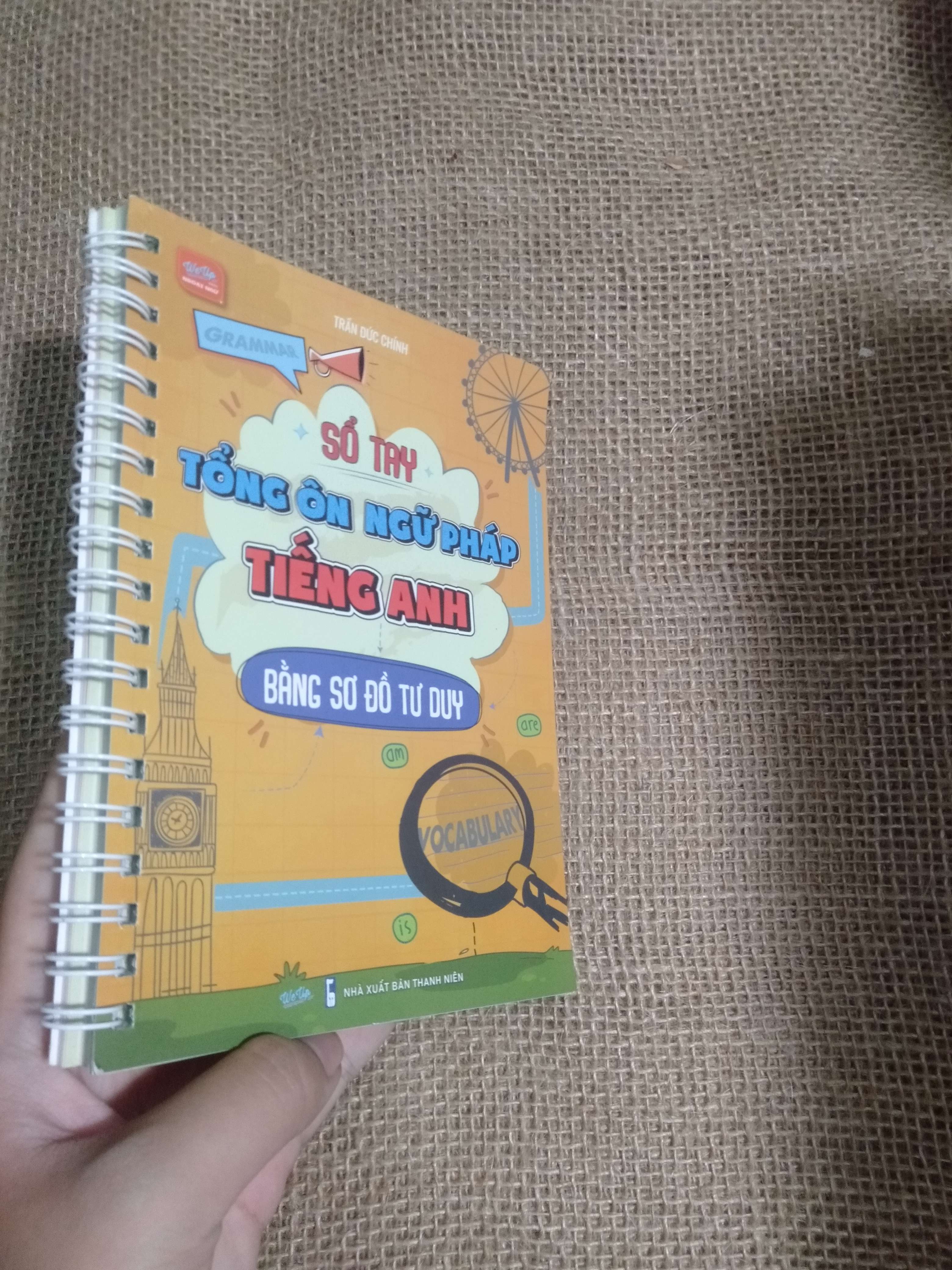 Sổ tay tổng ôn ngữ pháp tiếng Anh bằng sơ đồ tư duy - Trần Đức Chính 2025 mới 90% sách hơi nhăn (Sách học ngoại ngữ) HCM