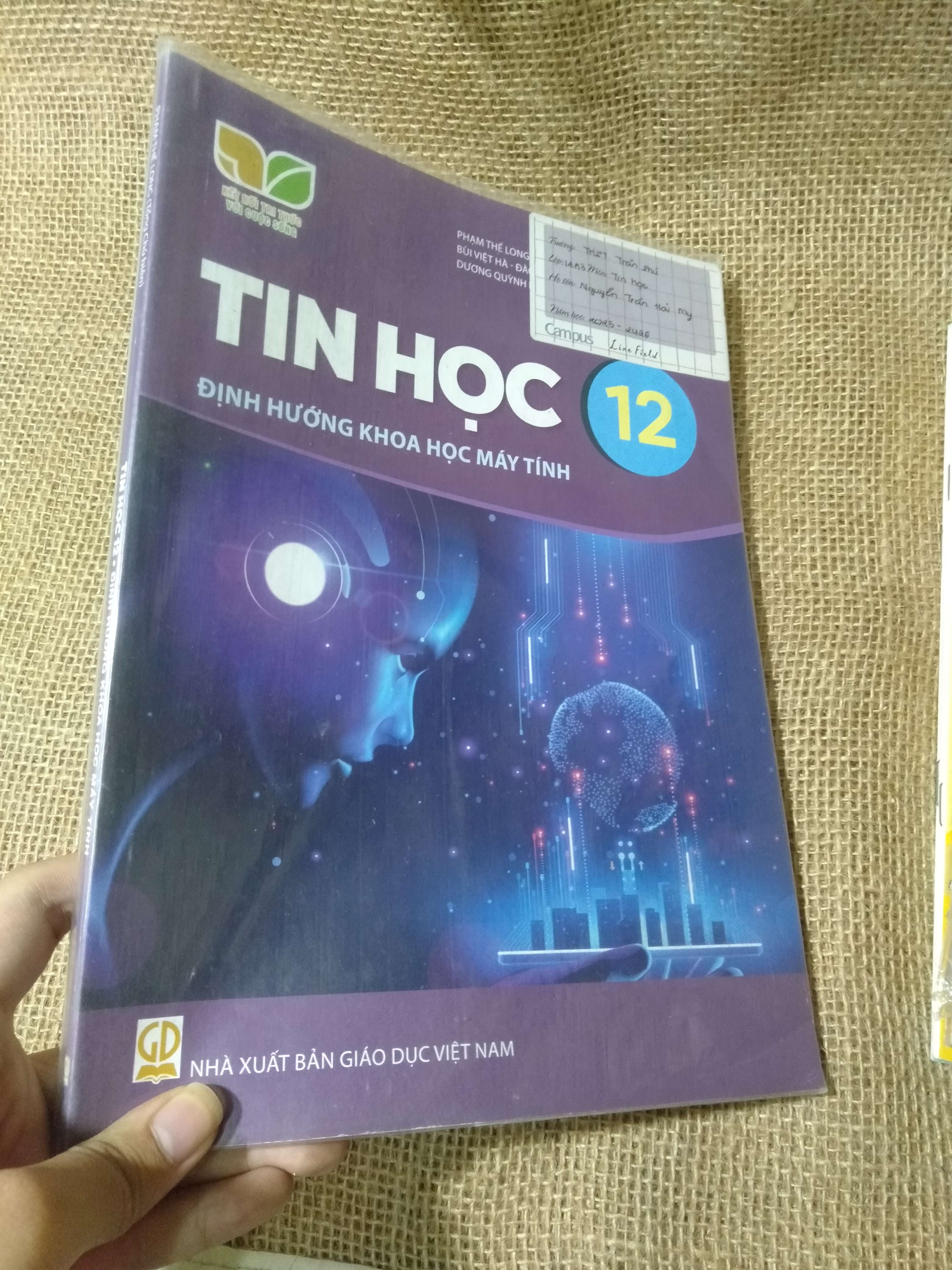 Tin học 12 Định hướng khoa học máy tính — Phạm Thế Long, Bùi Việt Hà, Đặng Bích Việt, Dương Quỳnh Phương 2024 mới 90% (Sách giáo khoa - giáo trình) HLSC
