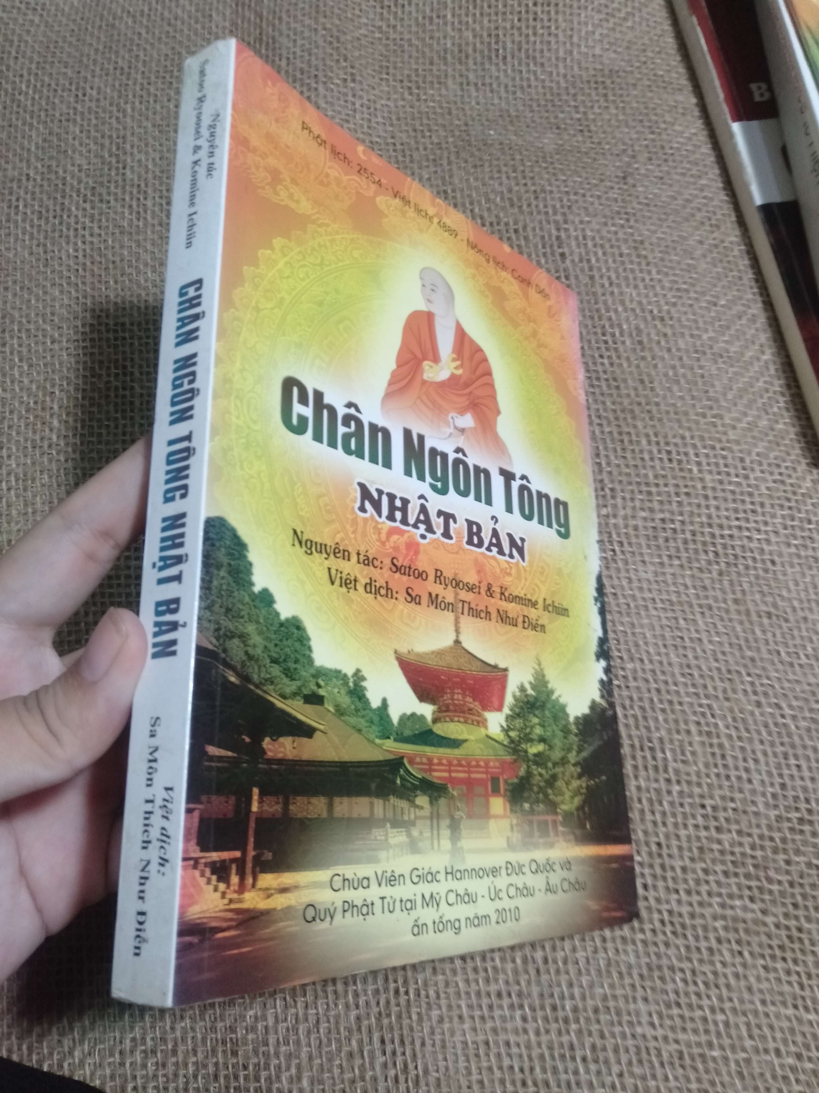 Chân ngôn tông Nhật Bản - Satoo Ryoosei & Komine Ichiiun mới 90% ố (Phật giáo) HCM