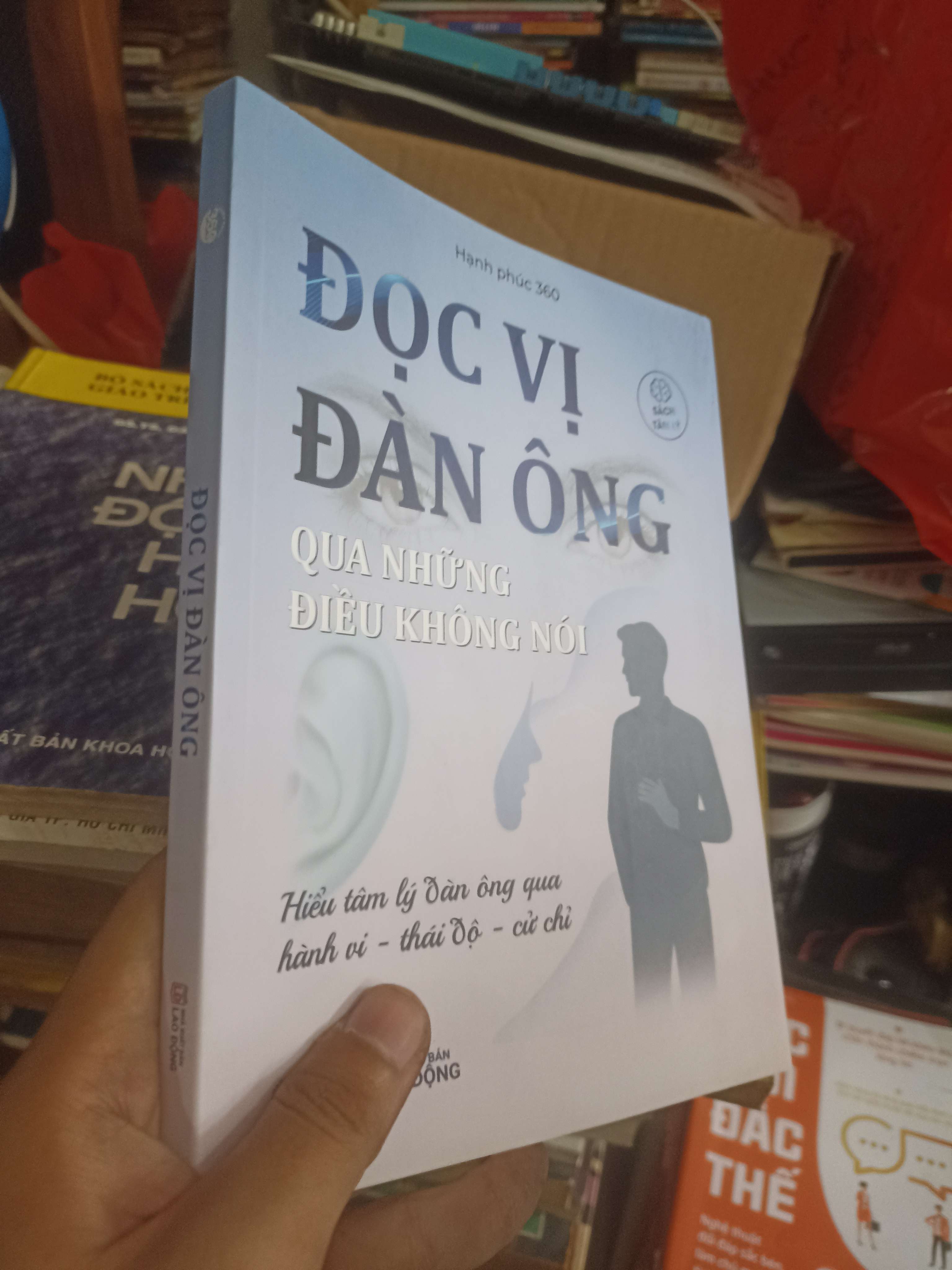 Đọc Vị Đàn Ông Qua Những Điều Không Nói - Hạnh phúc 360 (Sách tâm lý học - giới tính) KSX