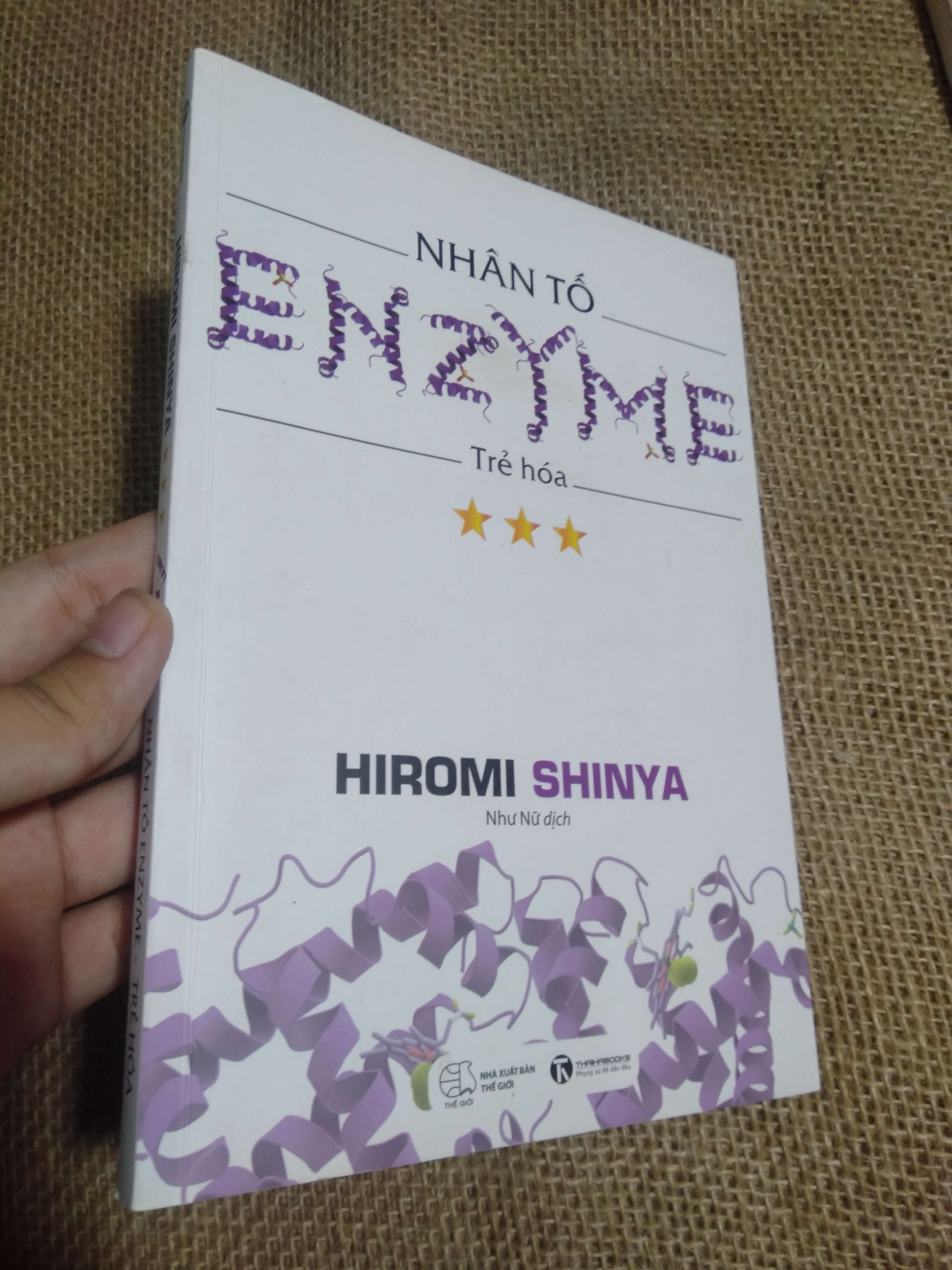 Nhân tố Enzyme - Hiroshi Shinya 2024 mới 90% (Sách Y học - Sức khỏe - Thể thao) HCM