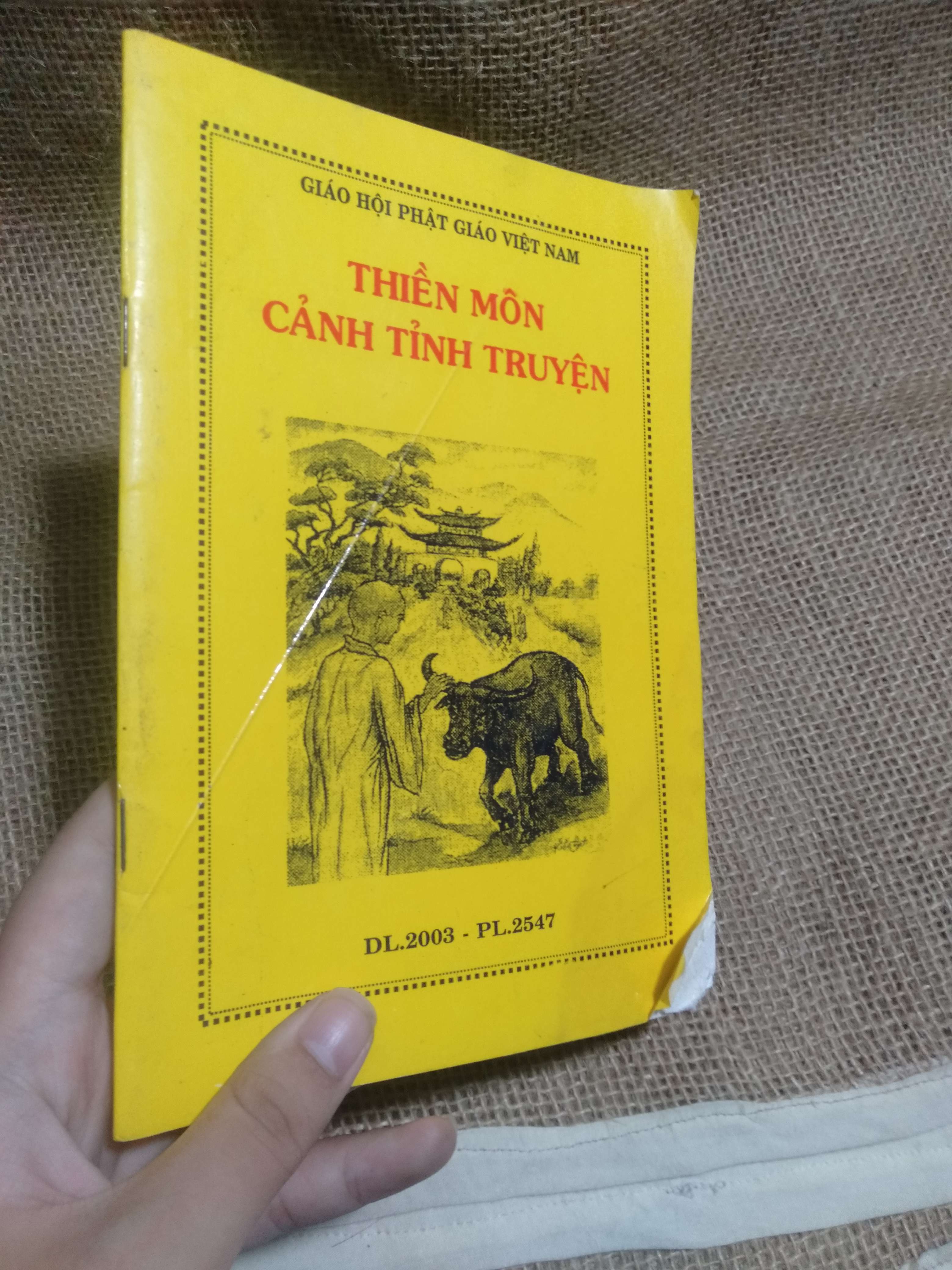 Thiền môn cảnh tỉnh truyện - Giáo Hội Phật Giáo Việt Nam mới 80% móp góc , ố (Chữa lành) HLSC