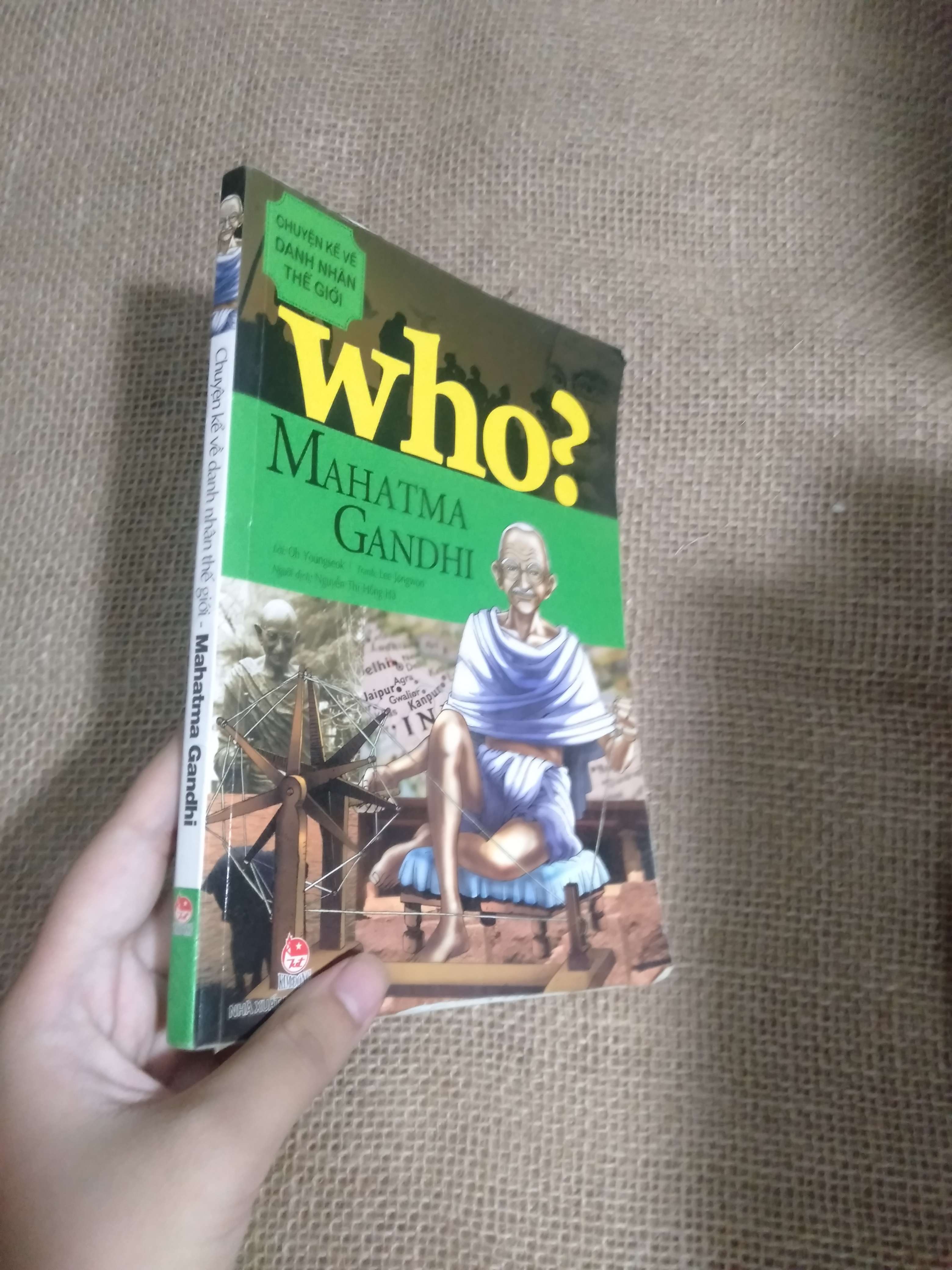 Who? Chuyện kể về danh nhân thế giới – Mahatma Gandhi - tác giả : Oh Youngseok 2018 mới 90% hơi nhăn (Truyện tranh ) HCM