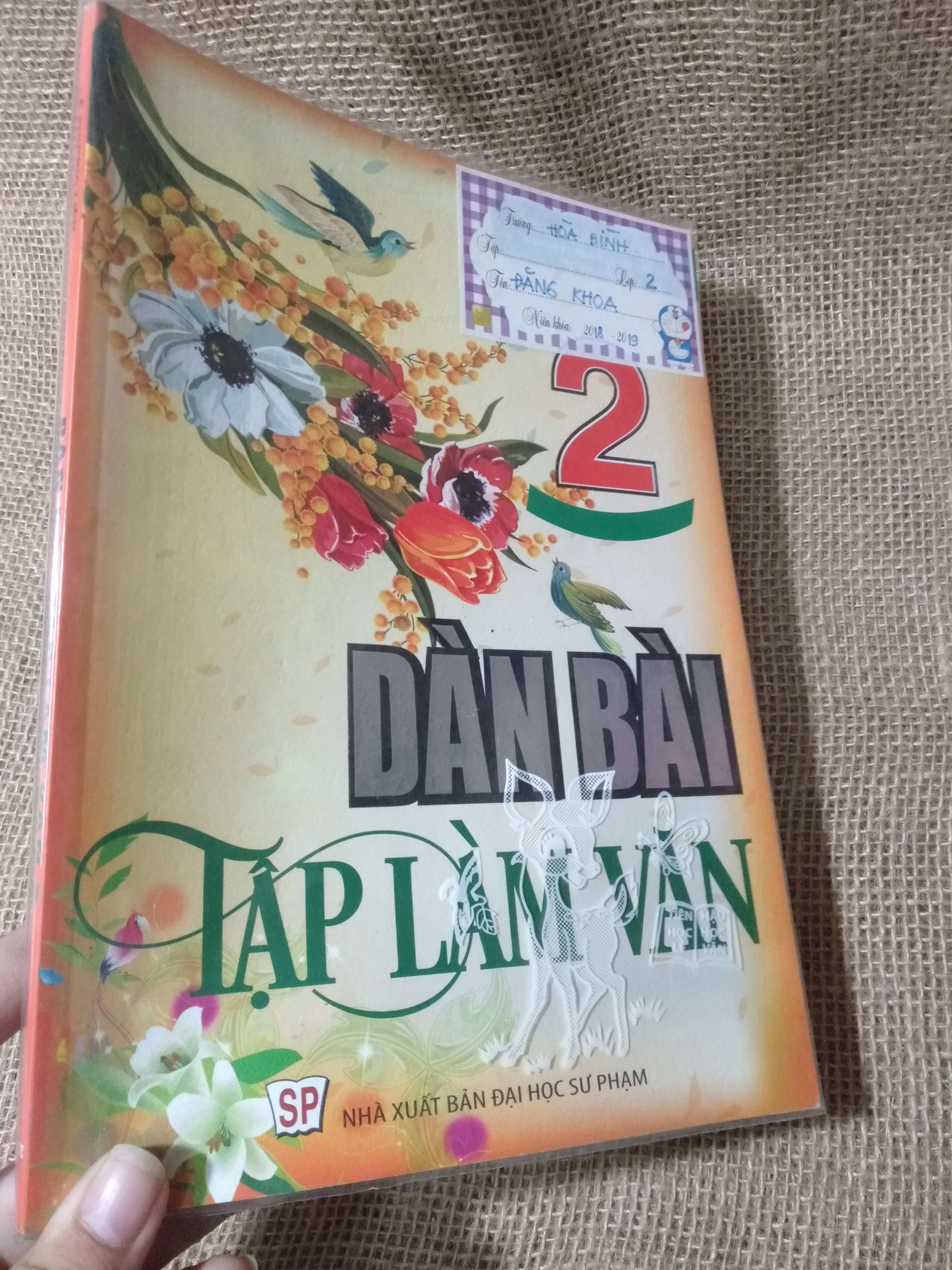 Dàn bài tập làm văn 2 — Nhà xuất bản Đại học Sư phạm 2015 mới 90% (Tham khảo - luyện thi) HLSC