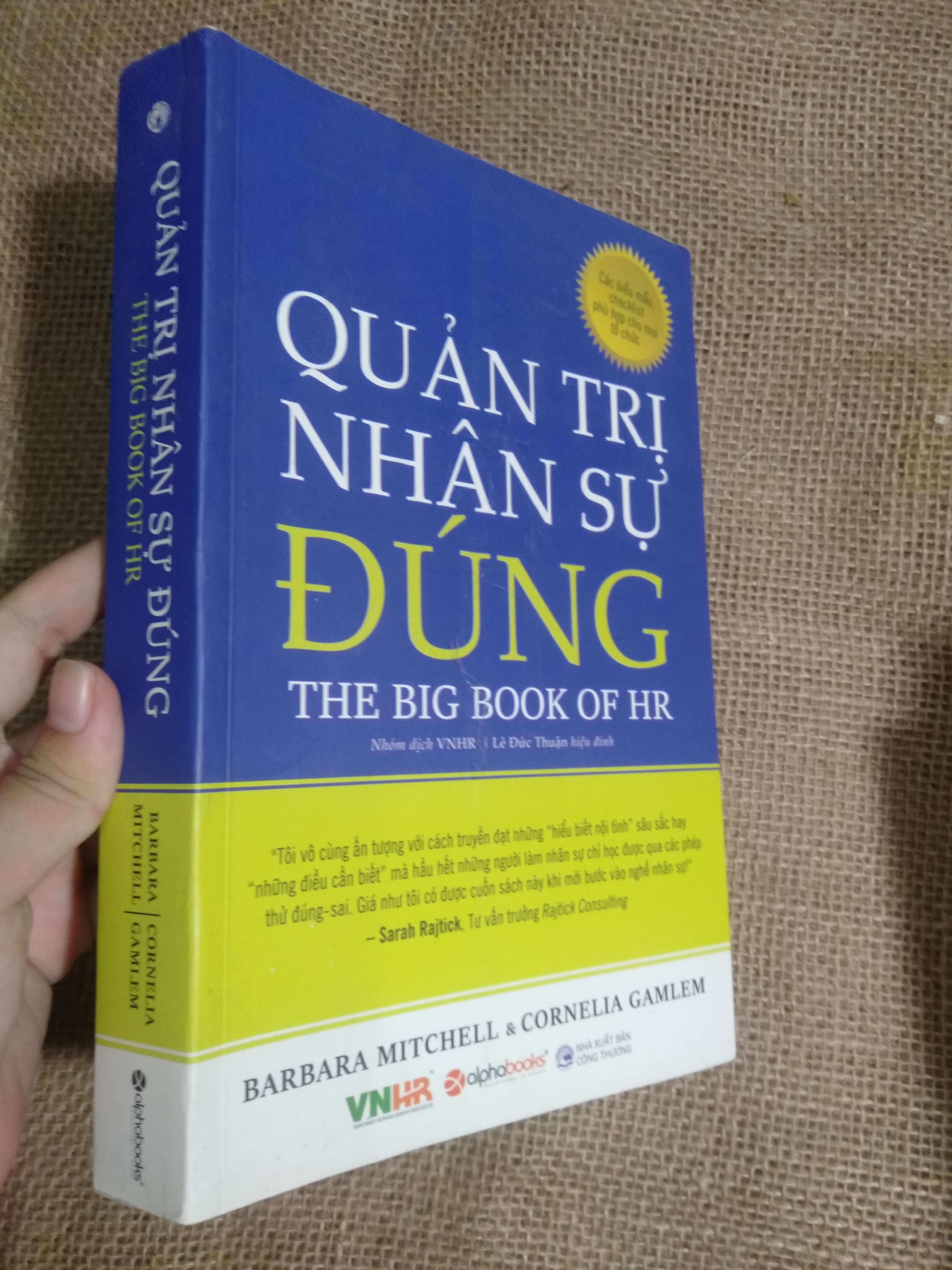 Quản trị nhân sự đúng (The Big Book of HR) - Barbara Mitchell & Cornelia Gamlem 2019 mới 90% (Quản trị - lãnh đạo) HCM