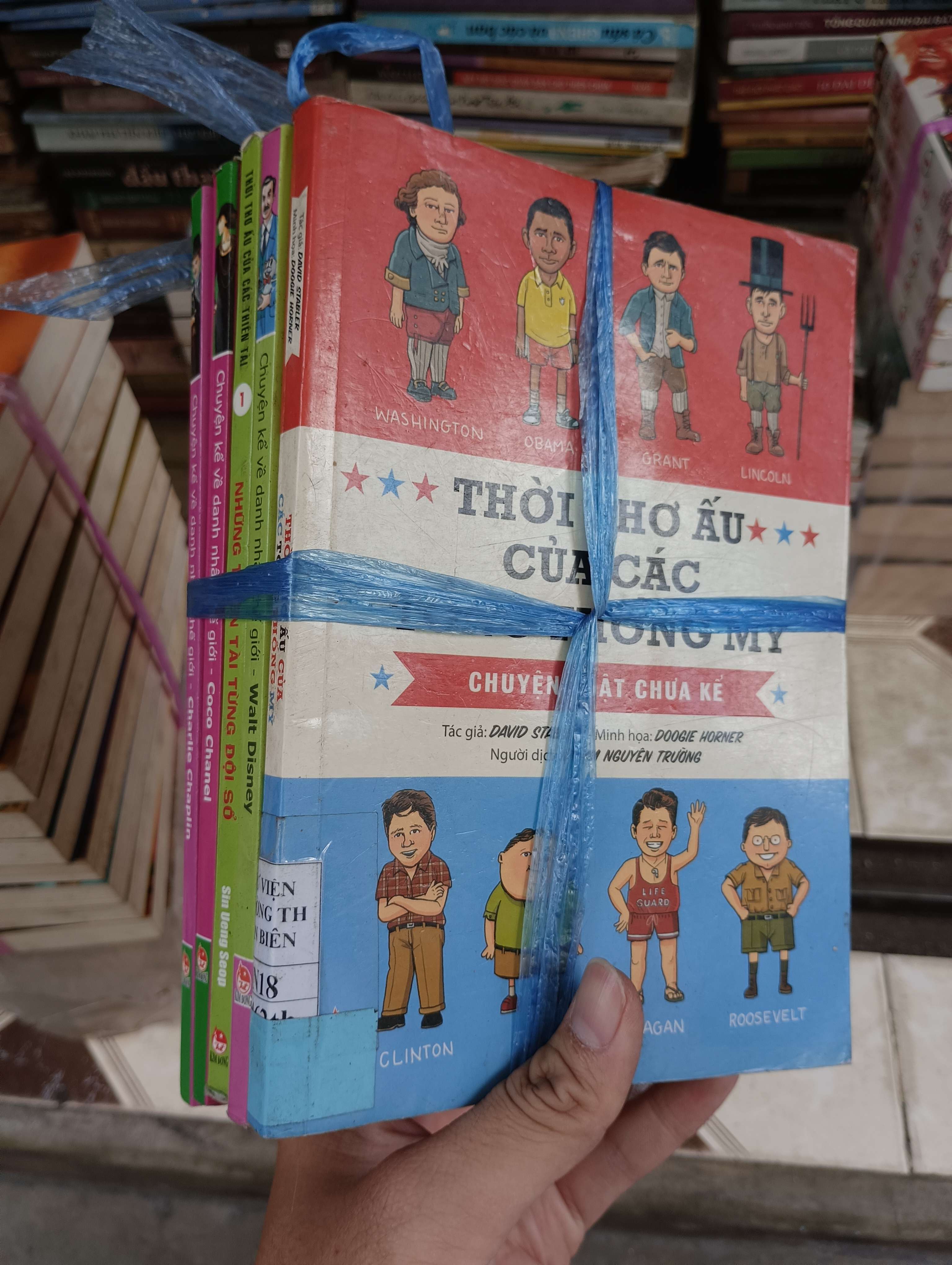 Chuyện kể vê danh nhân thế giới (5 quyển) - David Stabler (Sách thiếu nhi) BGB