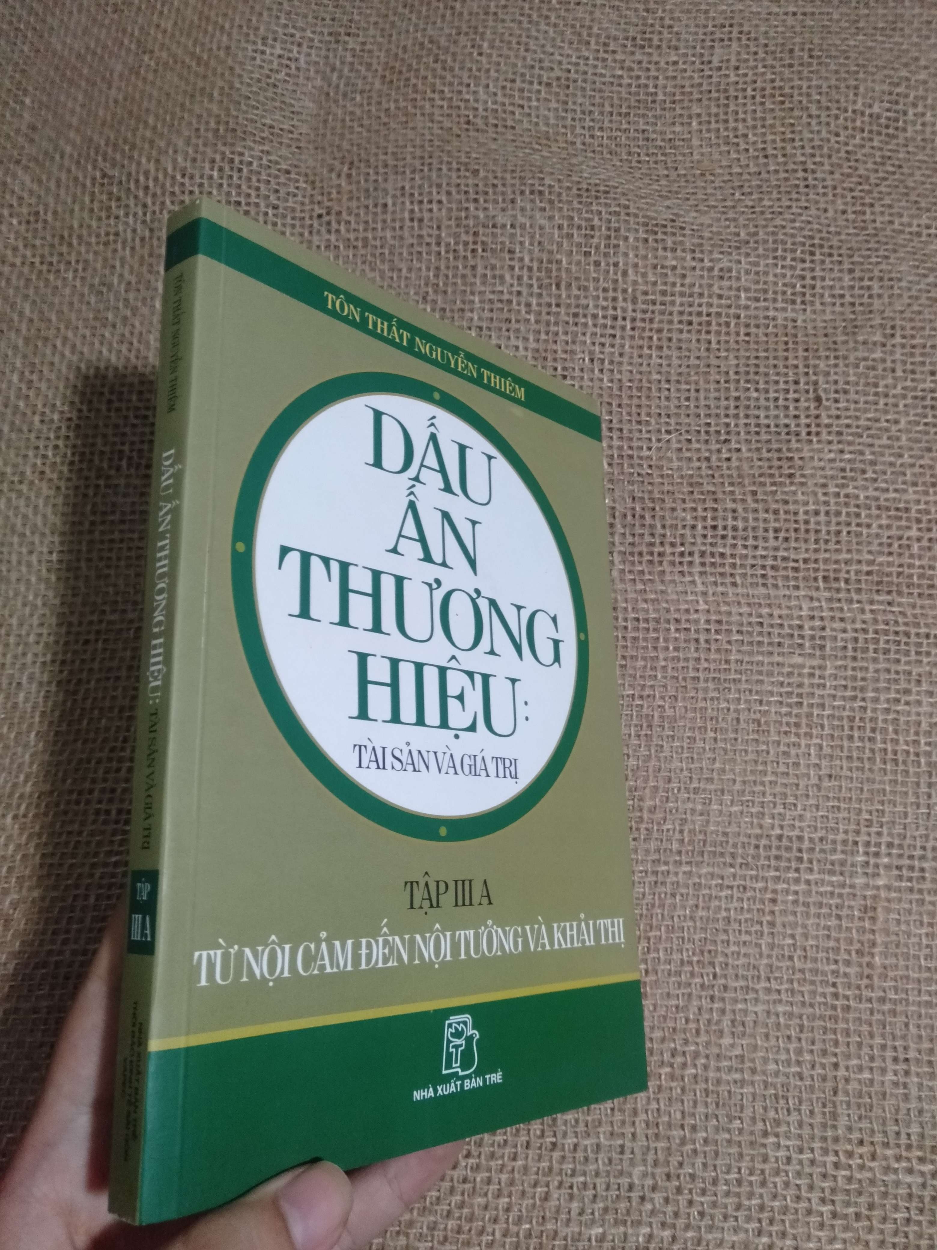 Dấu Ấn Thương Hiệu: Tài Sản Và Giá Trị (Tập III A: Từ nội cảm đến nội tưởng và khải thị) - Tôn Thất Nguyễn Thiêm 2008 mới 90% (Tác phẩm kinh điển) HCM