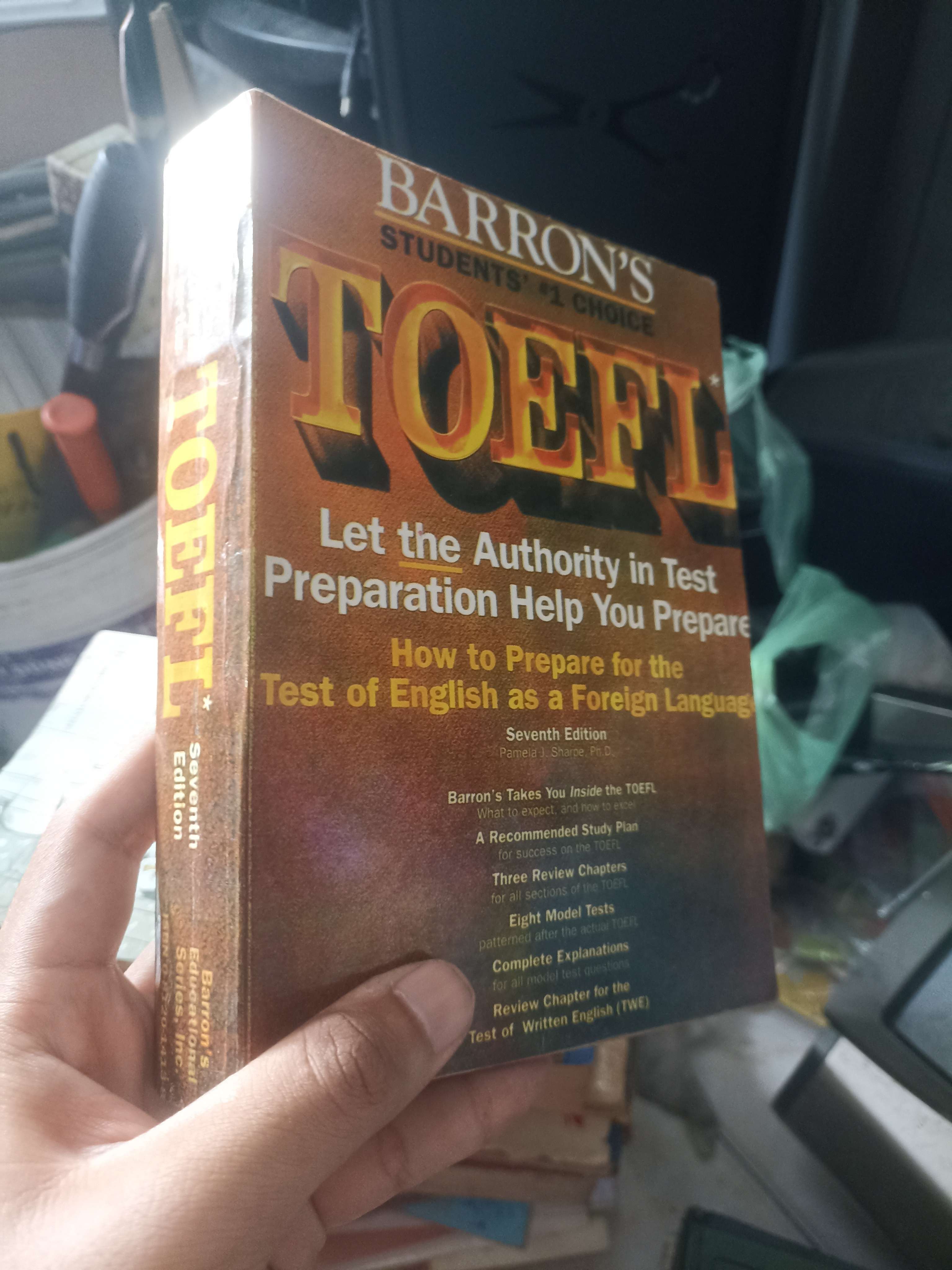 Barron's TOEFL (How to Prepare for the Test of English as a Foreign Language - Seventh Edition) (Pamela J. Sharpe, Ph.D.) (Sách học ngoại ngữ) KSX