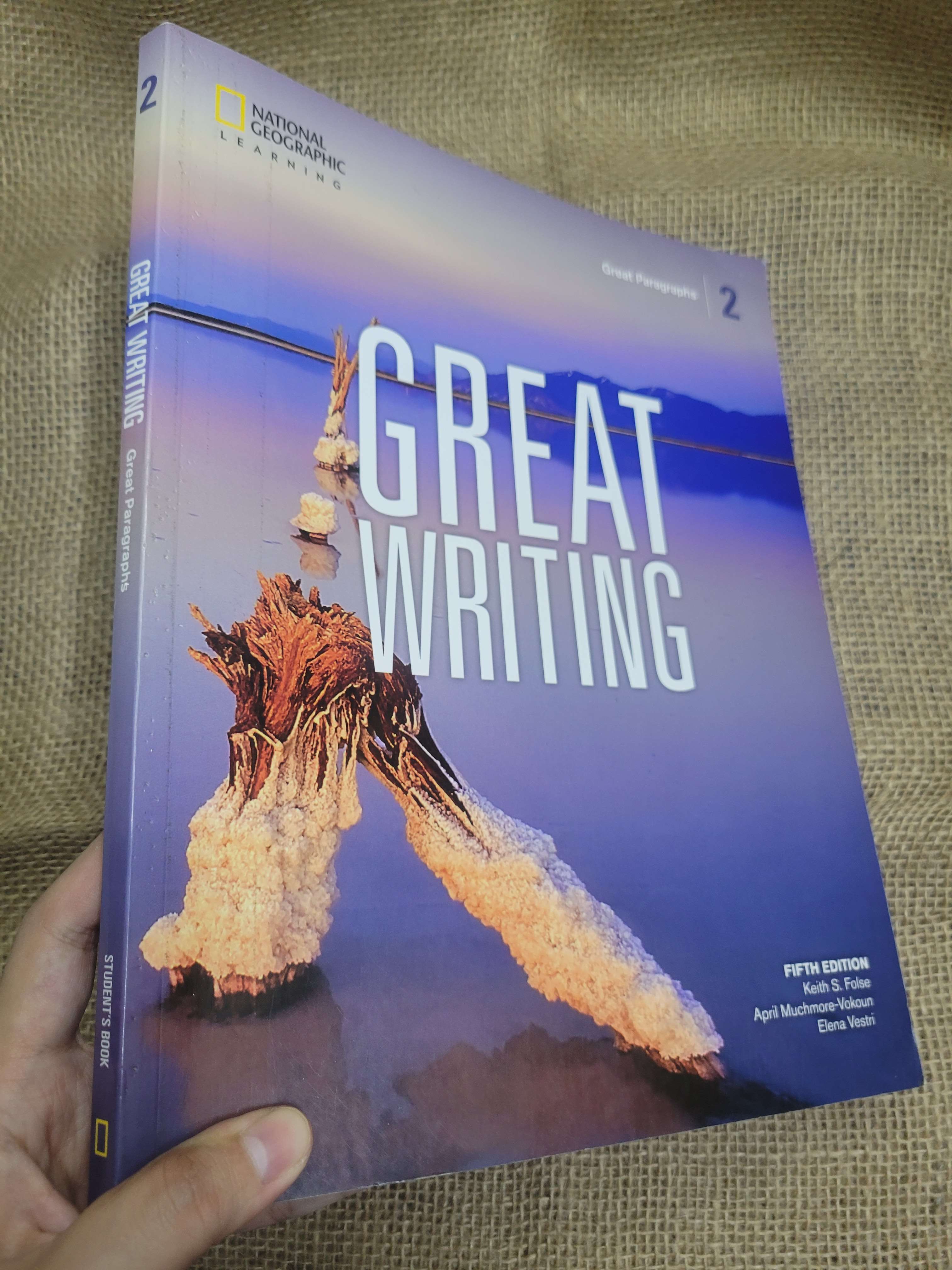 Great writing sách màu mới 80% bẩn bìa, ố, tróc bìa, tróc gáy (Sách tự học tiếng Anh) HLSC