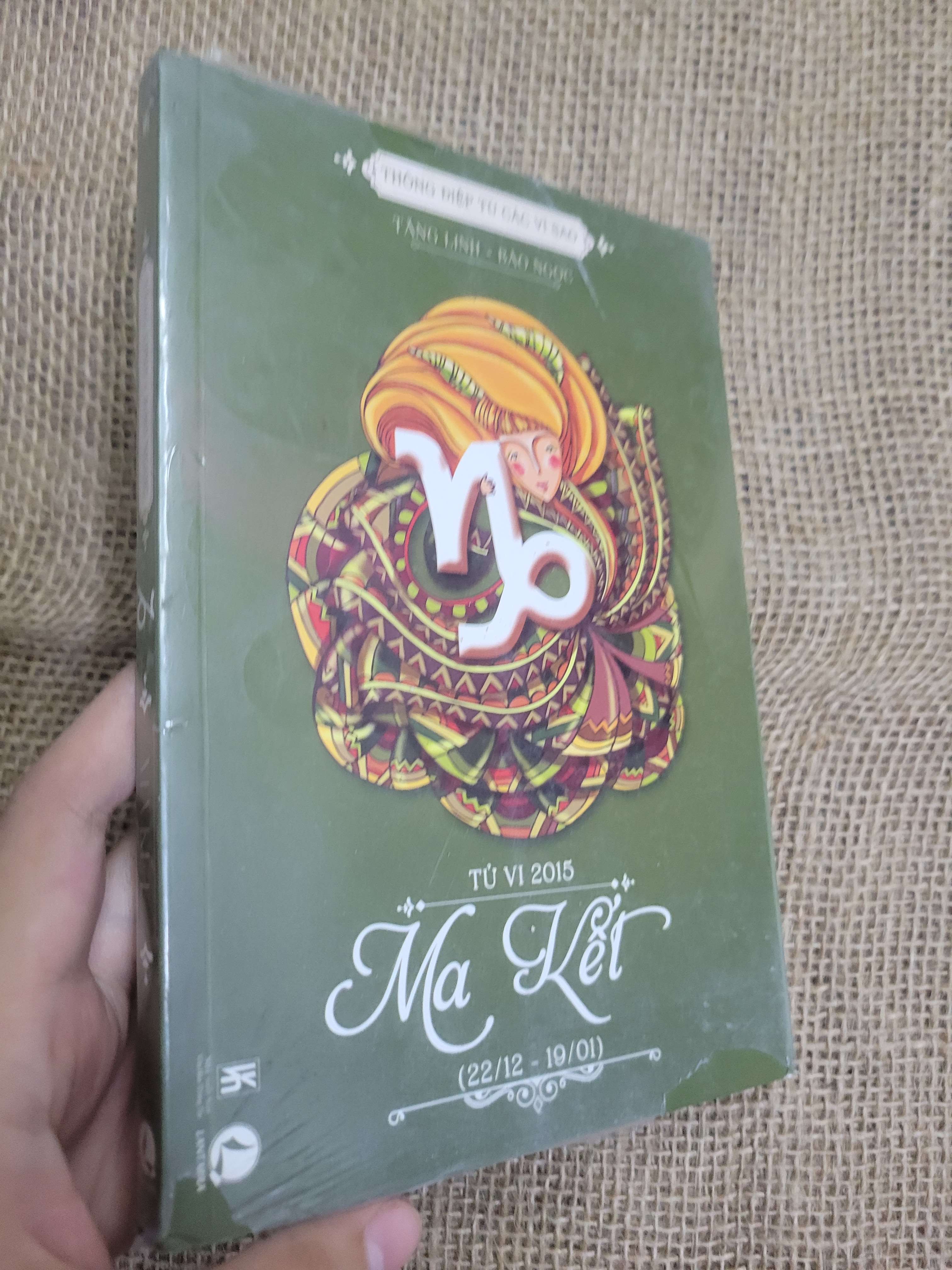 Tử vị 2015 Ma Kết - Tăng Linh, Bảo Ngọc mới 80% bẩn bìa, ố, còn seal (Sách tôn giáo - tâm linh) HLSC