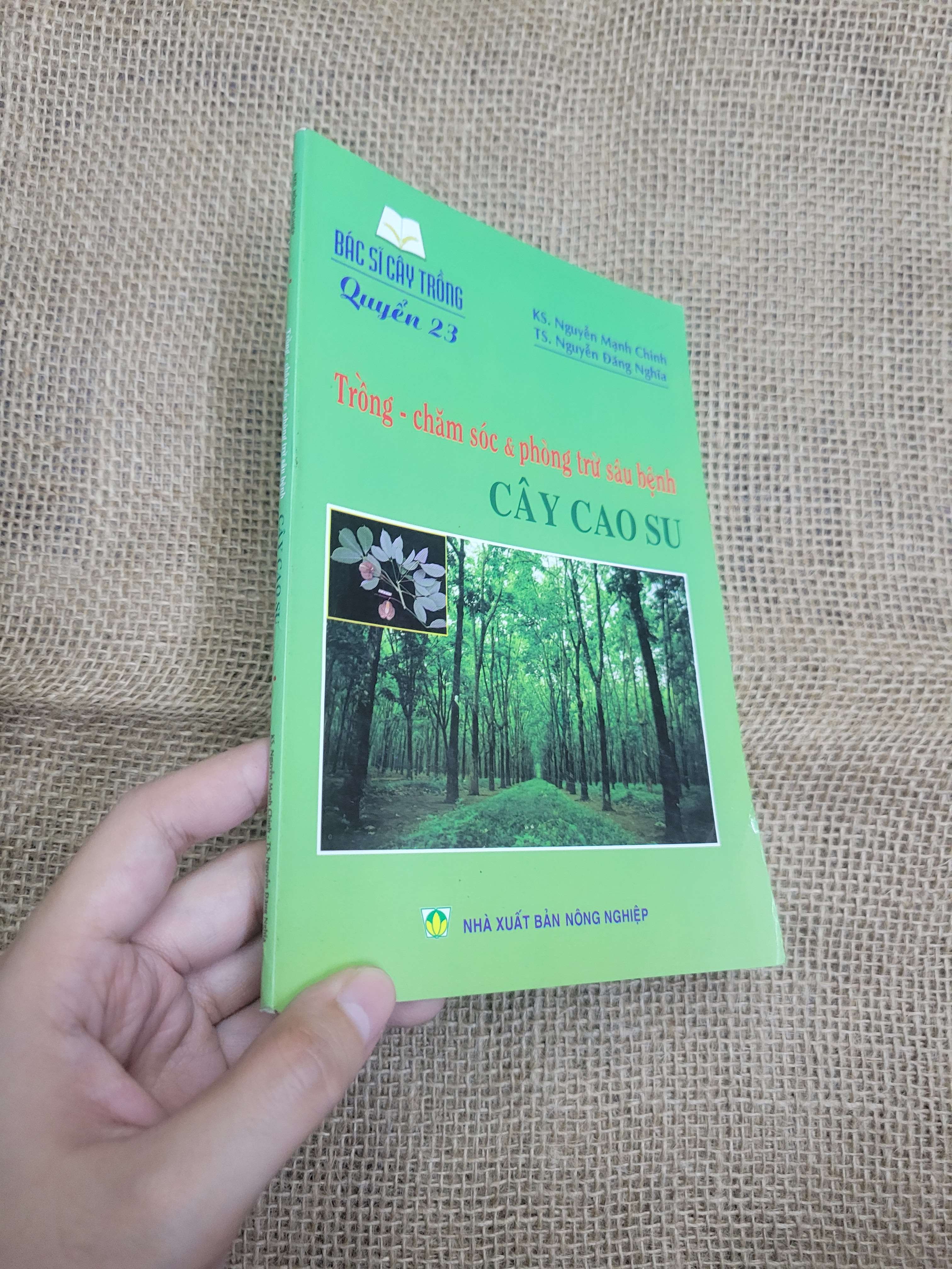 Trồng - chăm sóc & phòng trừ sâu bệnh cây cao su quyển 23 2012 mới 80% bẩn bìa, ố (Sách kiến thức tổng hợp) HLSC