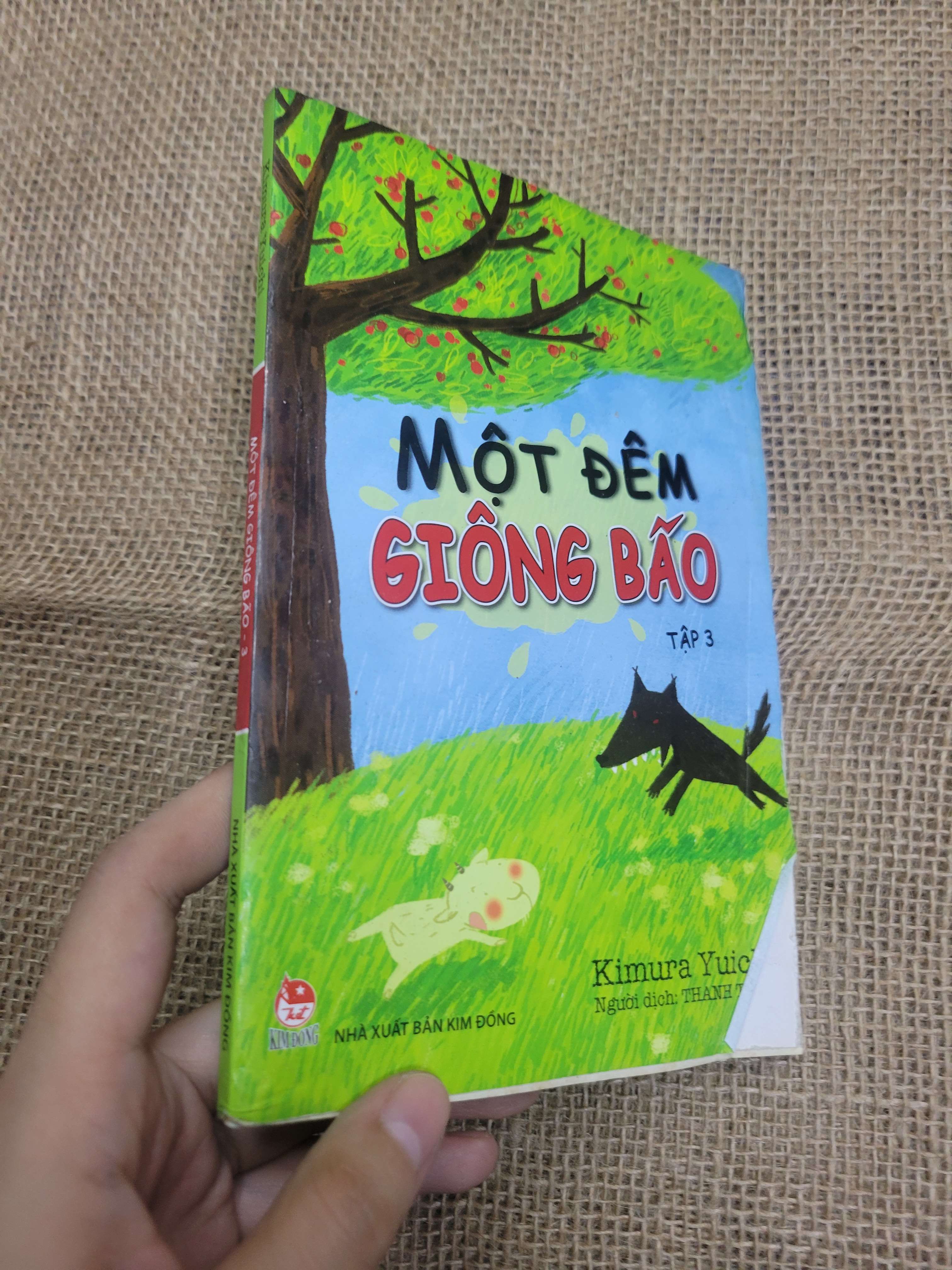 Một đêm giông bão tập 3 - Kimura Yuichi 2015 mới 70% bẩn bìa, ố, bị ẩm, bung gáy, tróc bìa (Sách văn học) HLSC