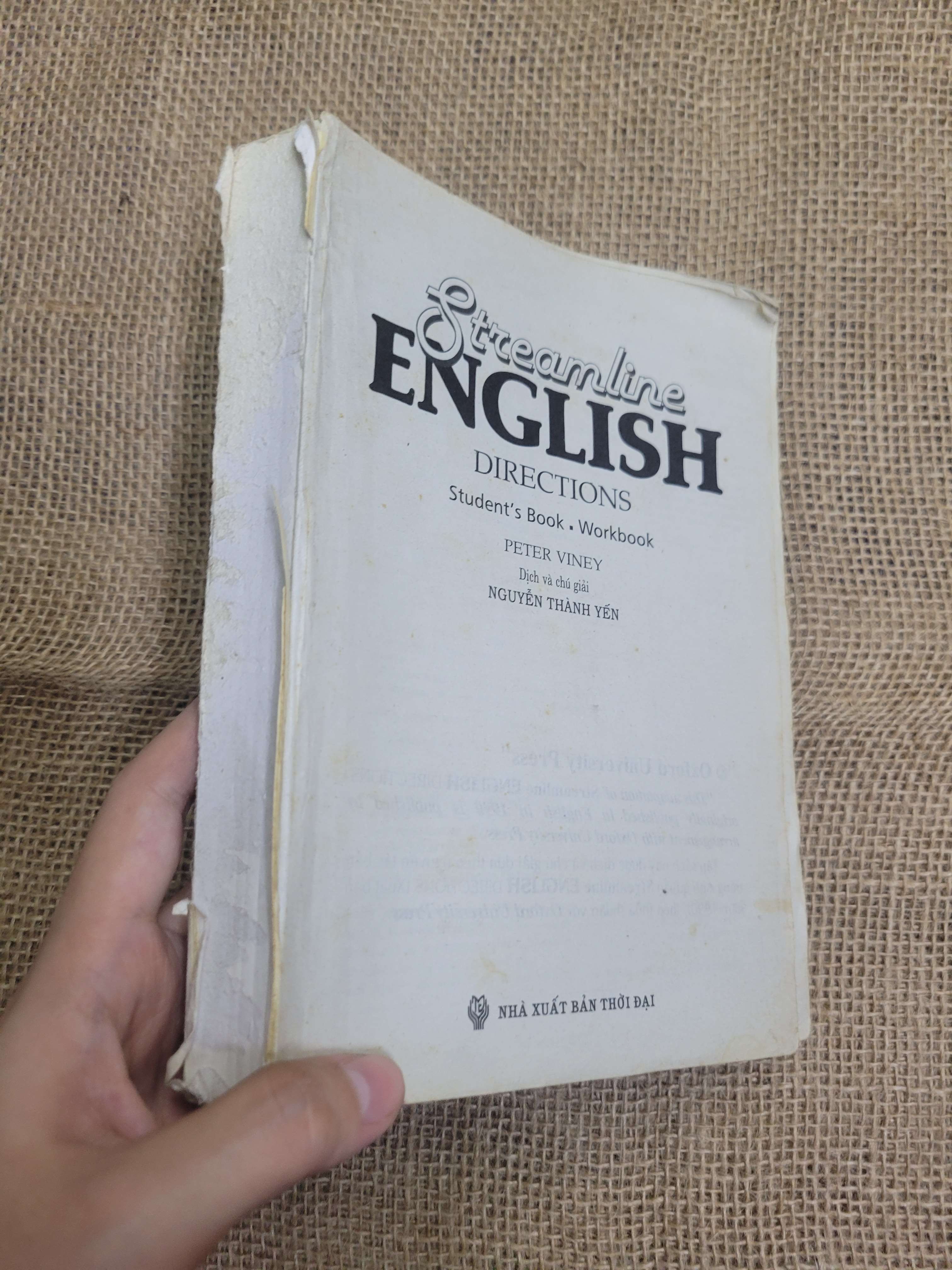 Streamline English Direction Student's Book - Workbook - Peter Viney mới 60% mất bìa, ố, có chữ viết (Sách tự học tiếng Anh) HLSC