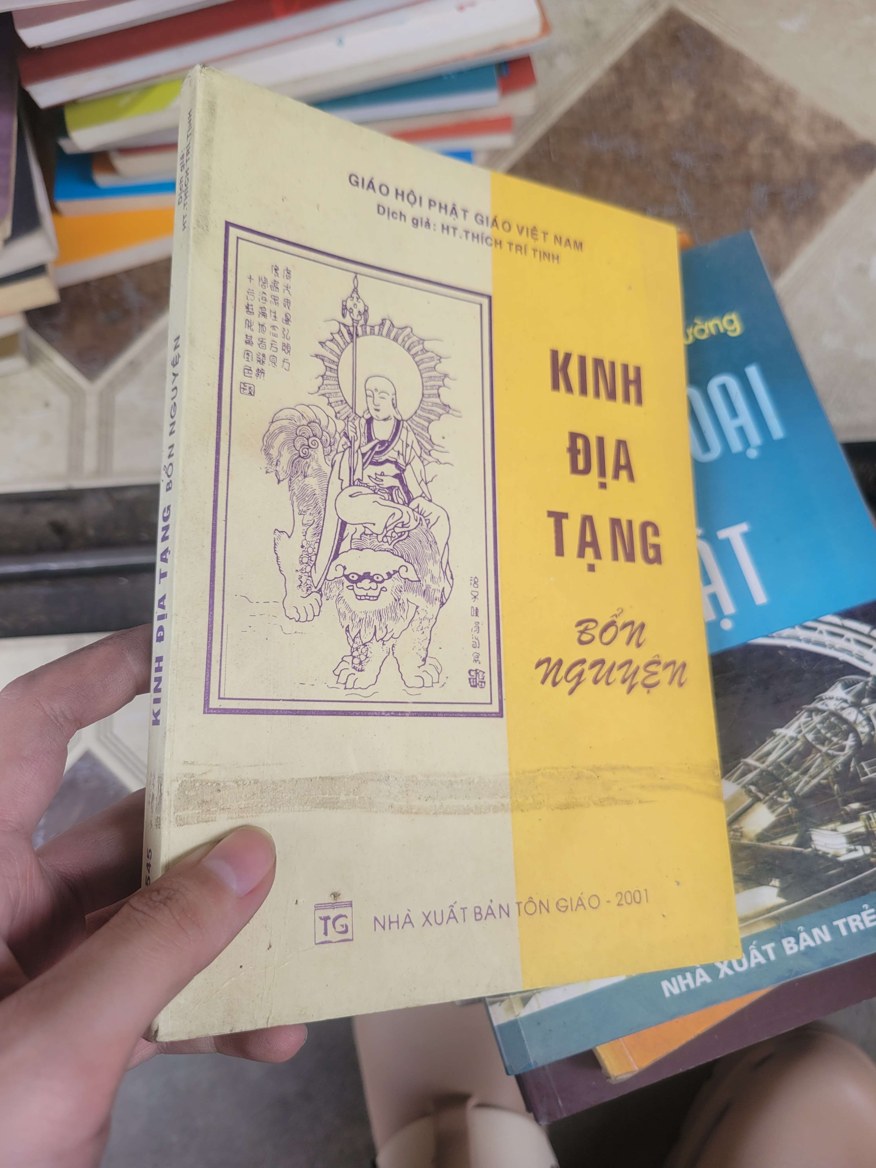 Kinh địa tạng Bổn nguyện - HT. Thích Trí Tịnh 2001 mới 80% bẩn bìa, ố (Sách tôn giáo - tâm linh) BGB