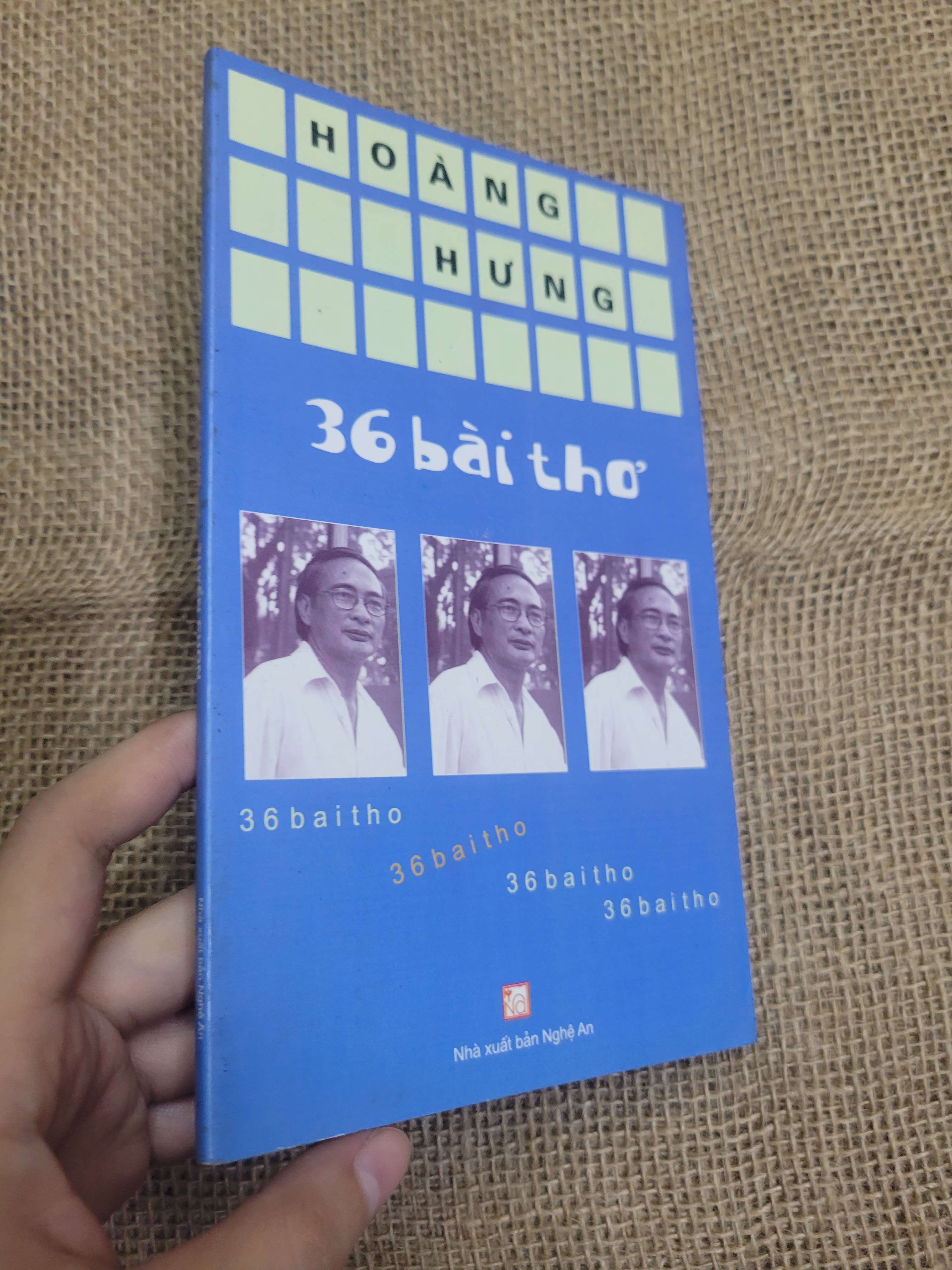 36 bài thơ - Hoàng Hưng 2008 mới 80% bẩn bìa, ố (thơ - ca dao - tục ngữ) HLSC