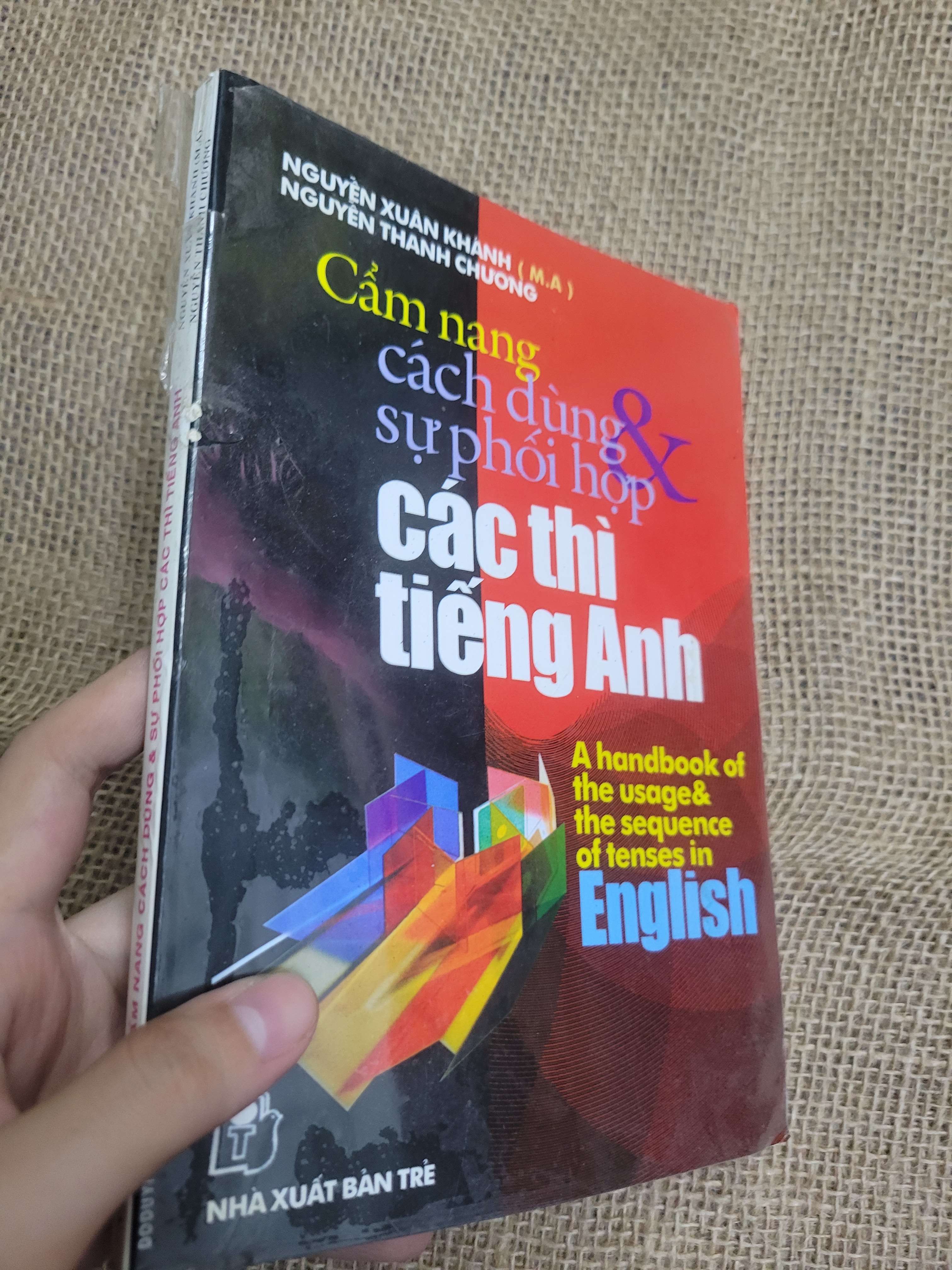 Cẩm nang các dùng & sự phối hợp các thì tiếng Anh - Nguyễn Xuân Khánh, Nguyễn Thanh Chương 2004 mới 80% bẩn bìa, ố (Sách tự học tiếng Anh) HLSC