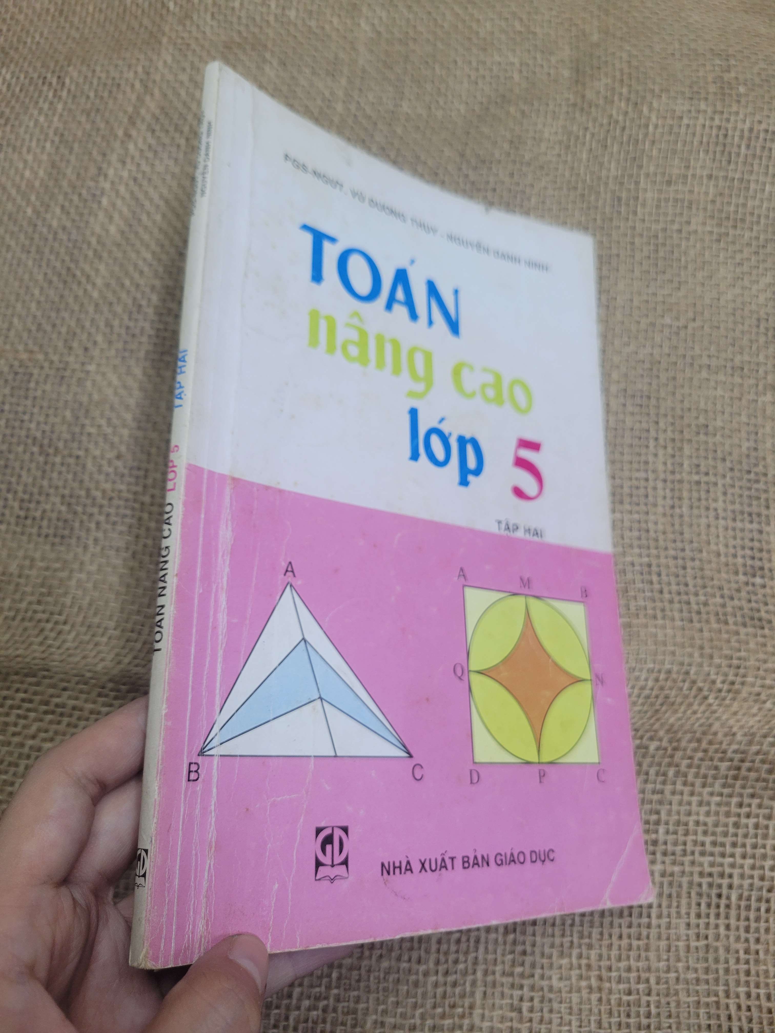 Toán nâng cao lớp 5 tập hai 2006 mới 70% bẩn bìa, ố, có chữ viết (Sách giáo khoa - giáo trình) HLSC